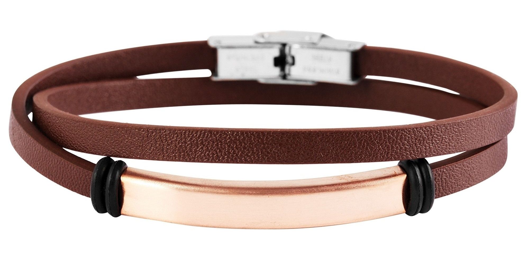 Adelia´s Wickelarmband Unisex Armband – Wickelarmband aus Leder 42 cm, Eine schöne Geschenkidee für jeden Anlass