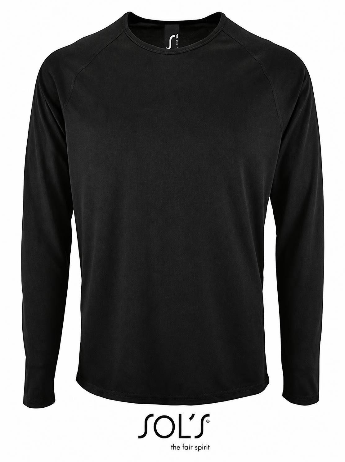 SOLS Langarmshirt Herren Long-Sleeve Sports T-Shirt Sporty