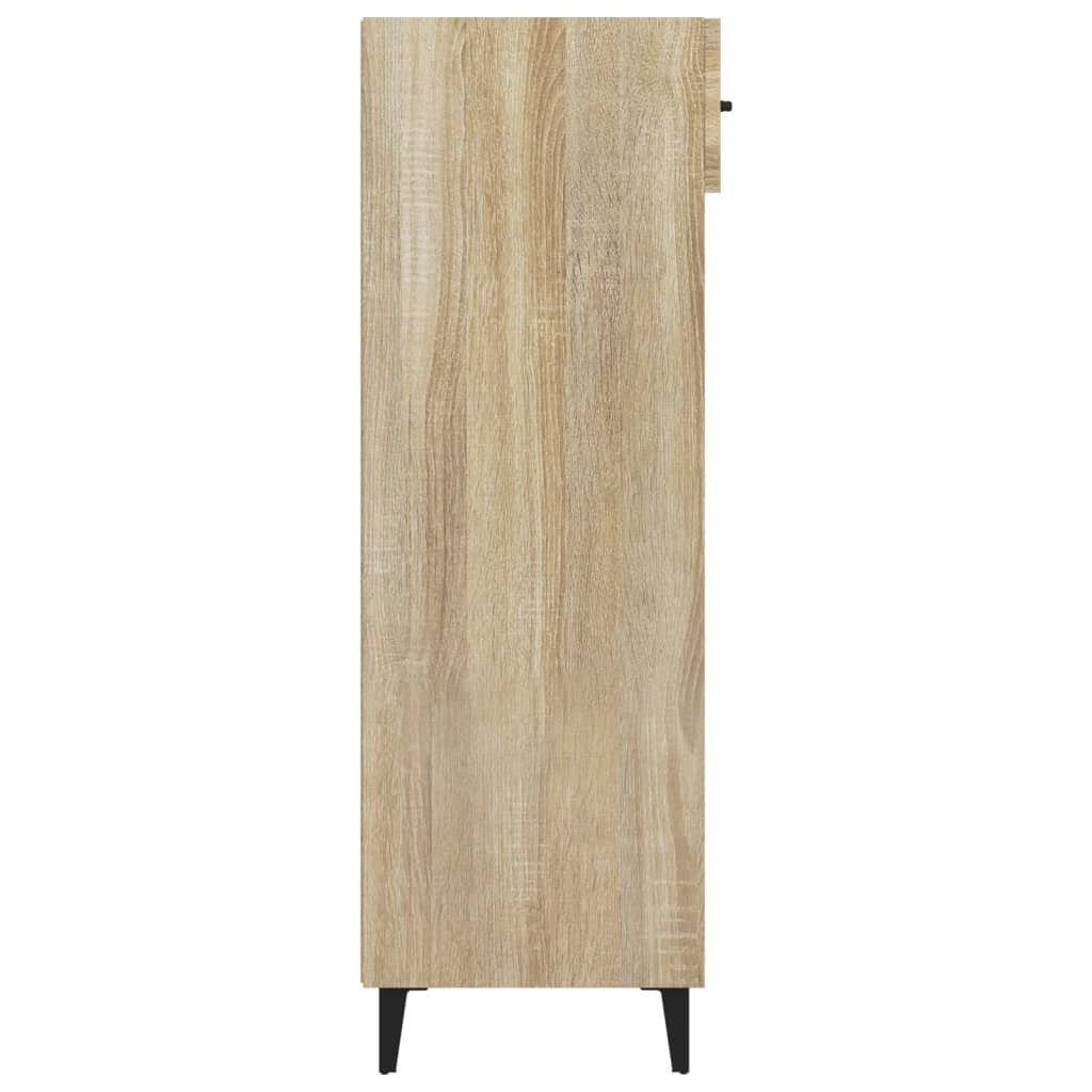 furnicato Holzwerkstoff Sonoma-Eiche 60x35x105 cm Schuhschrank