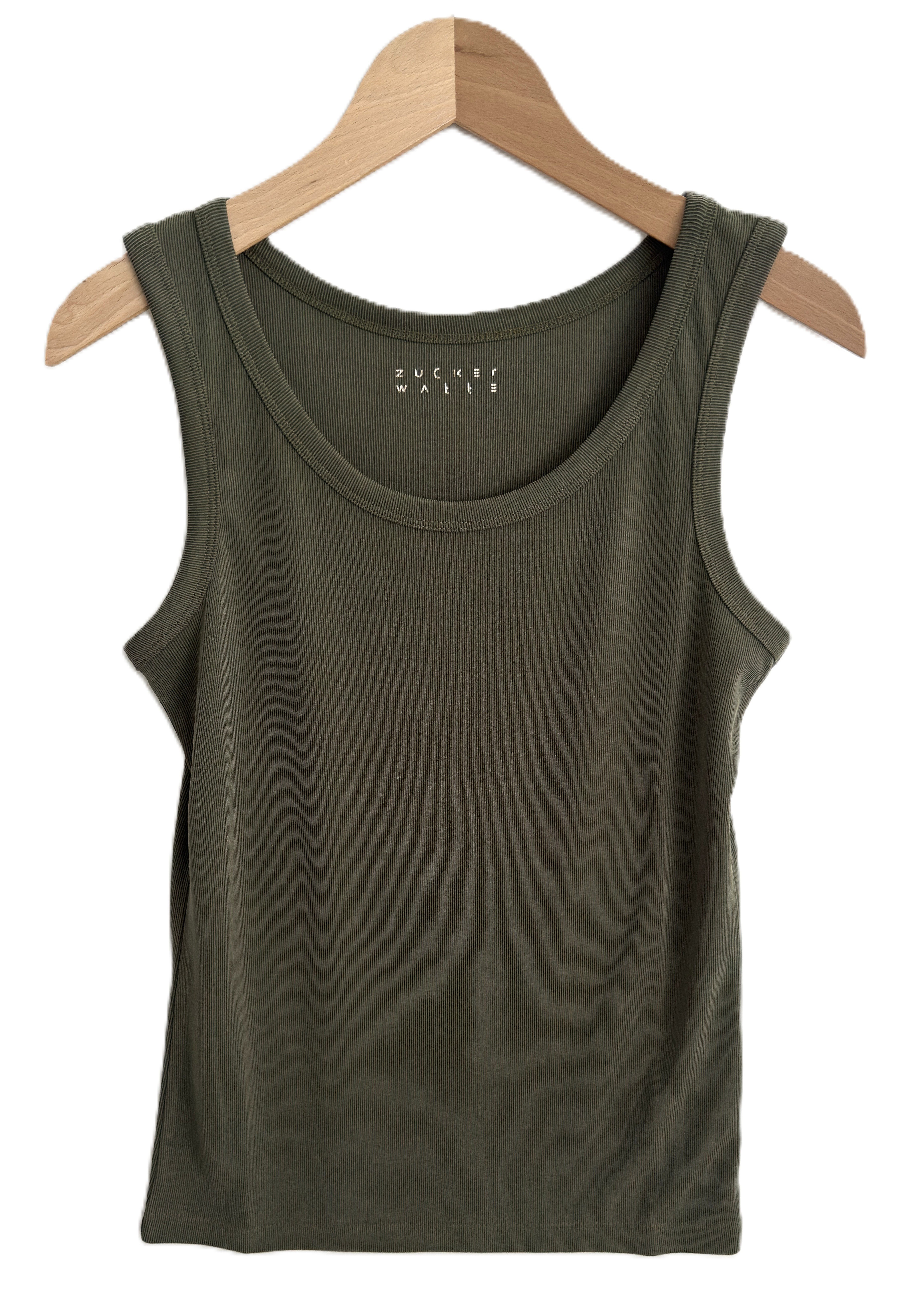 Zuckerwatte Tanktop Rippstrickoptik aus weicher Modal günstig online kaufen