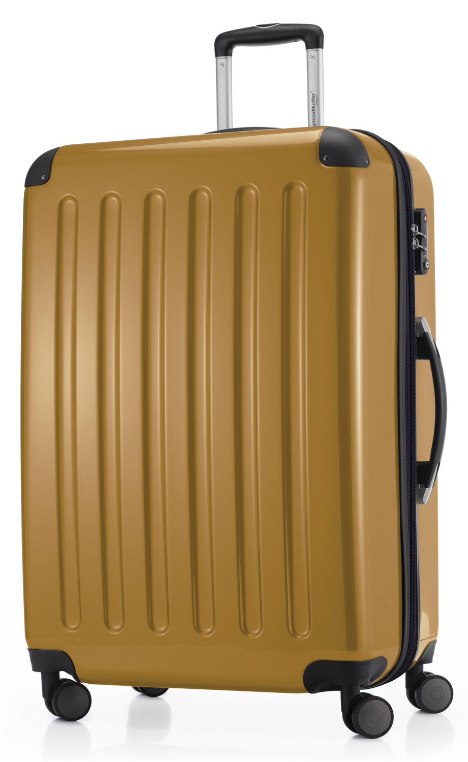 Hauptstadtkoffer Trolley, 4 Rollen, Großer Koffer Reisekoffer TSA 74L