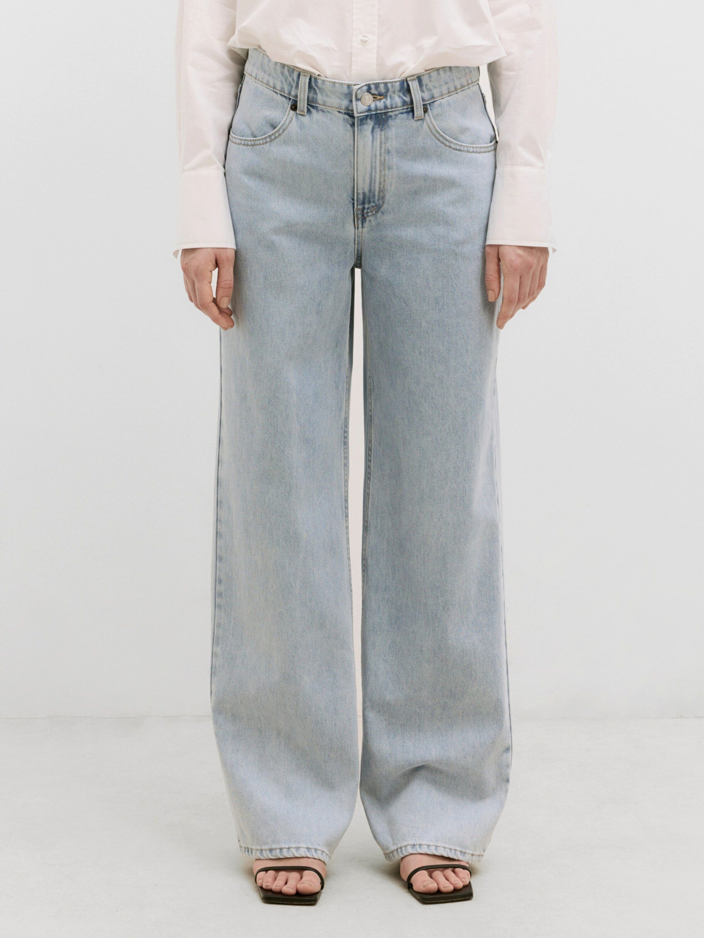 EDITED Weite Jeans Maleah (1-tlg) Plain/ohne Details