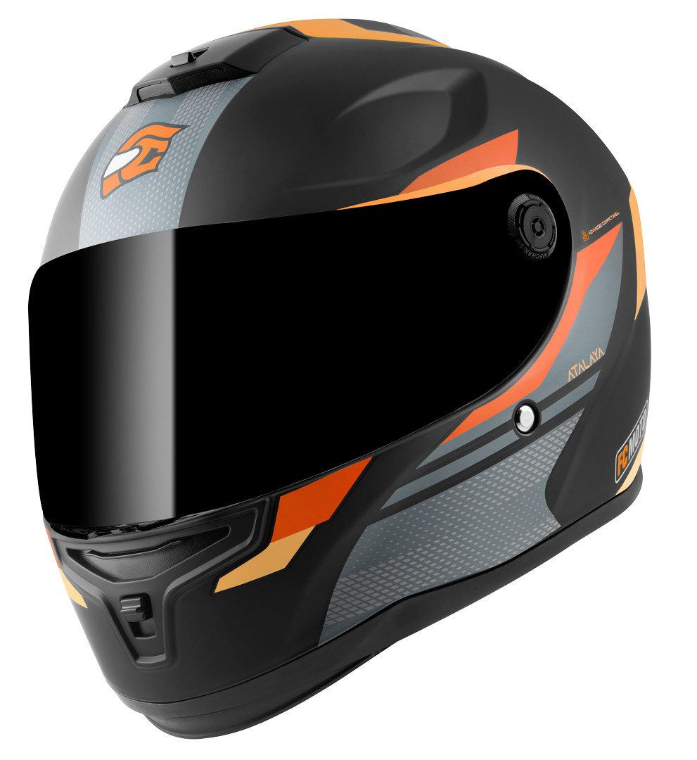 FC-Moto Motorradhelm FF114B Zeron Helm, Vorbereitet Für Pinlockscheibe,herausnehmbares Innenfutter
