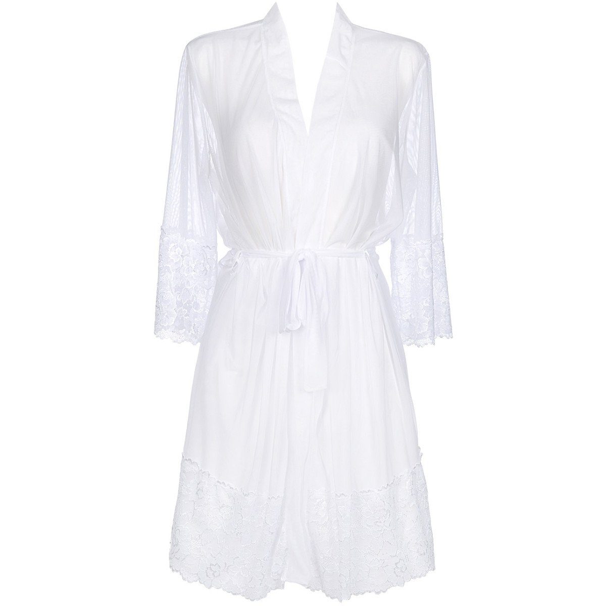 Axami Kimono V-8850 peignoir white - (O/S)