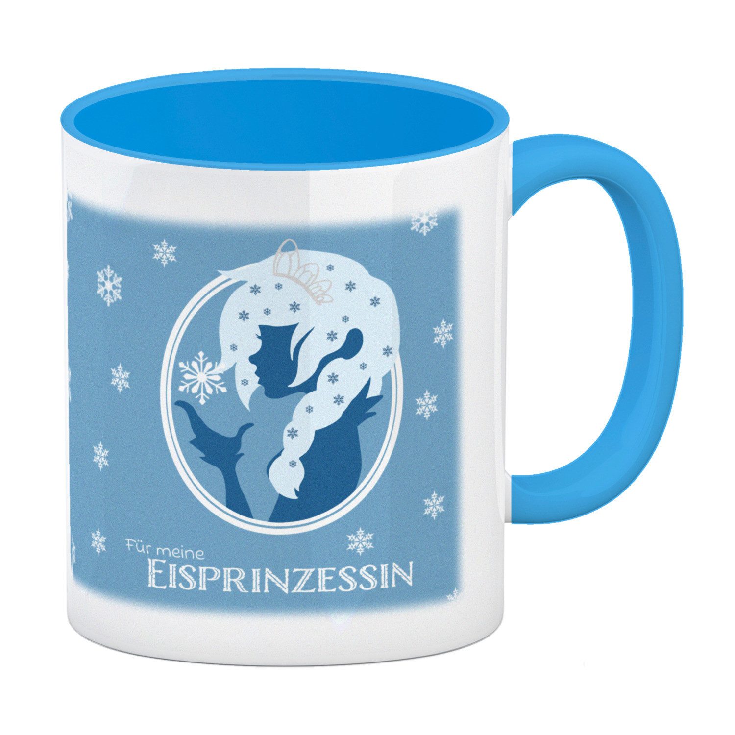 Tasse Für meine Eisprinzessin Kaffeebecher Hellblau
