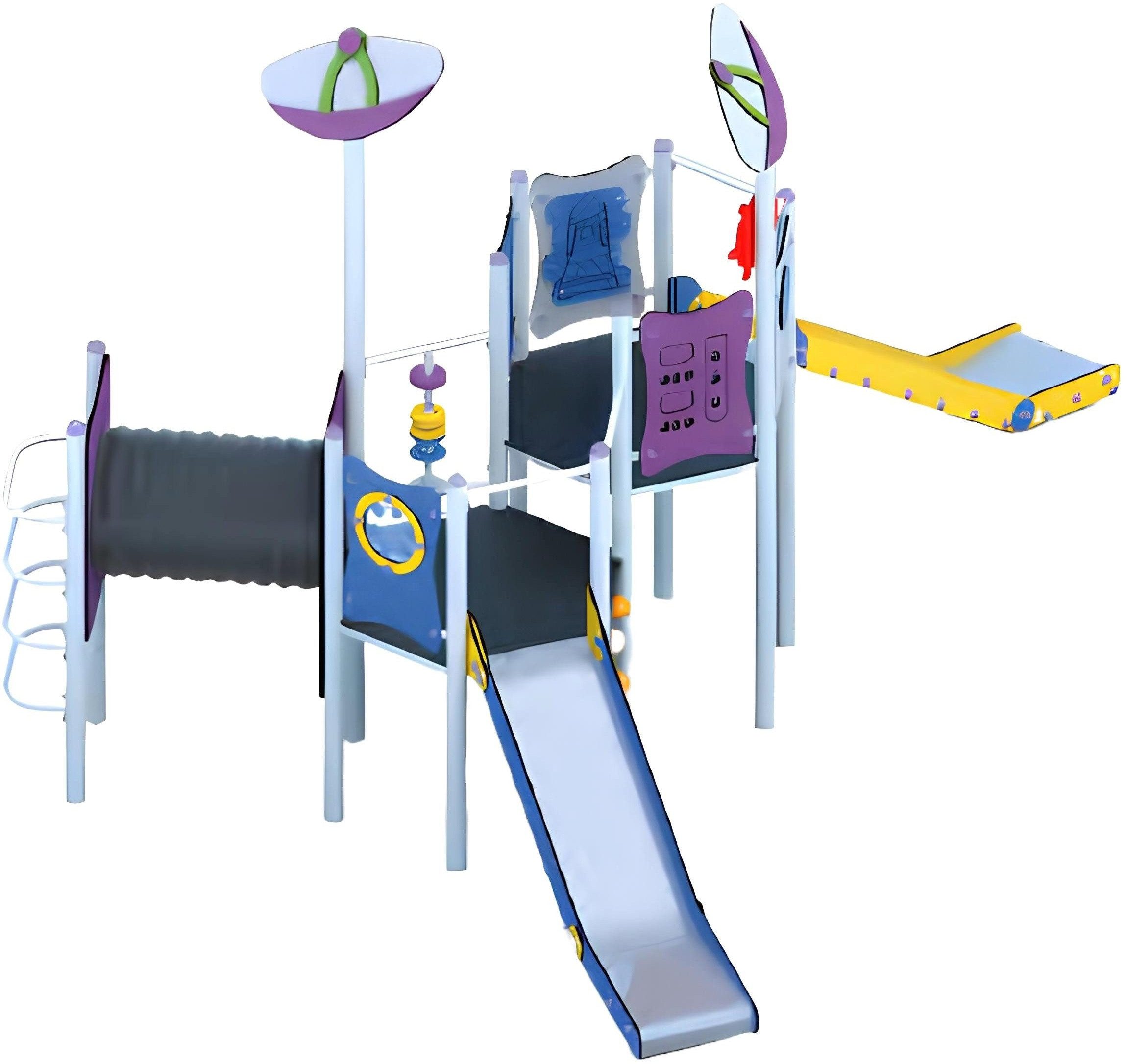 Xlmoebel Spielturm Spielbereich für Kinder mit sicherer Zone zum Entdecken und Spielen, Hergestellt in Europa