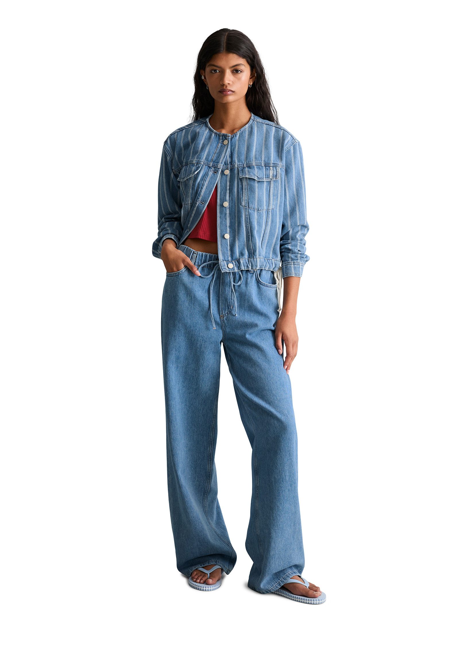 Marc O'Polo DENIM Jeansjacke aus reiner Bio-Baumwolle – Bild 5 von 5