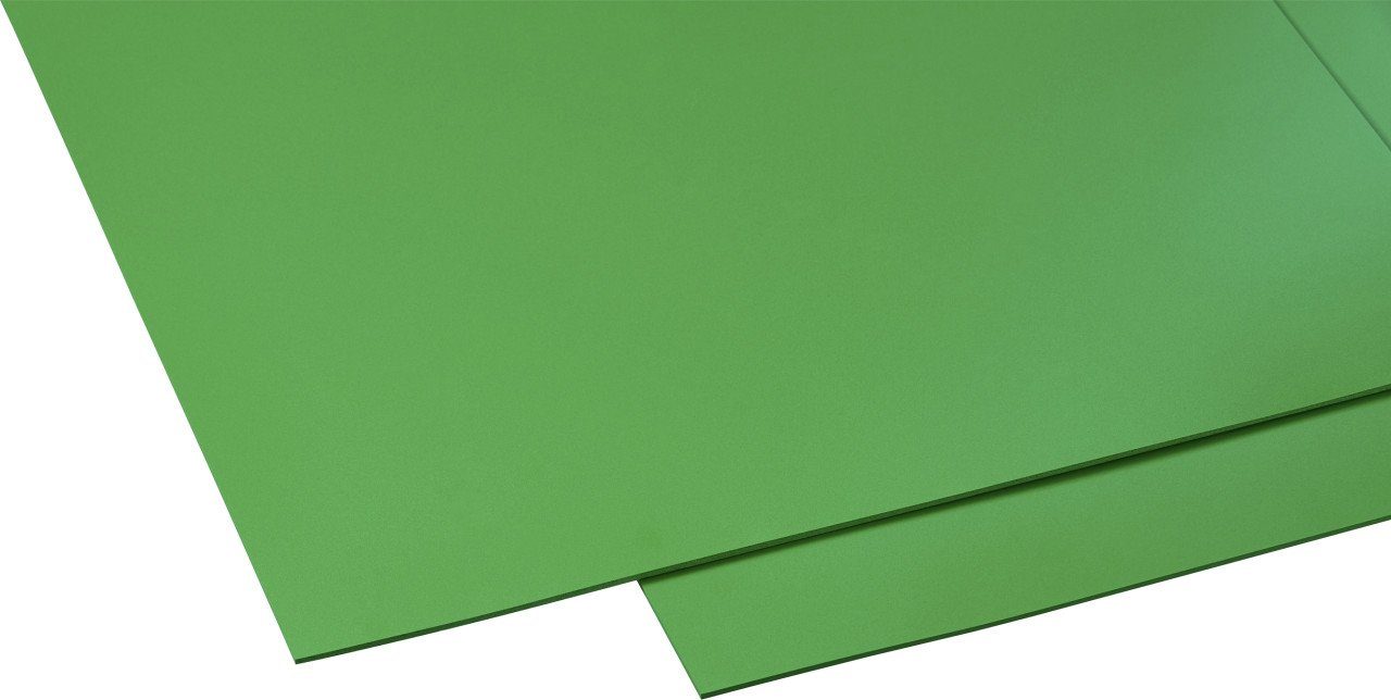 GUTTA Schneide- und Abdeckplatte Gutta Hartschaumplatte 25 x 50 cm, 3 mm, grün, Kunststoff
