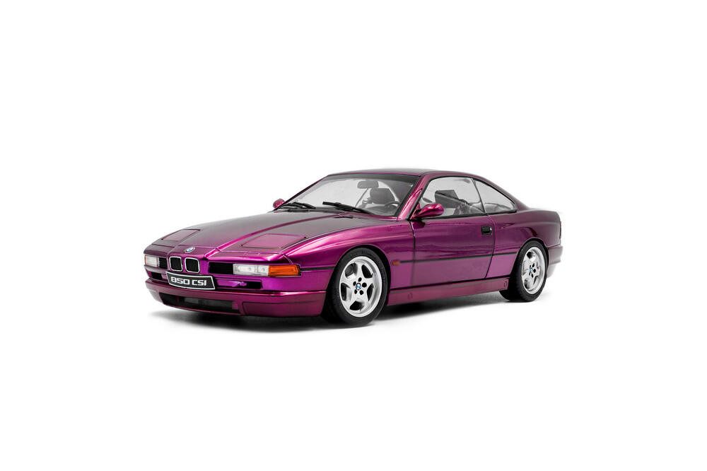 Modellauto BMW 850 E31 CSI 1991 lila