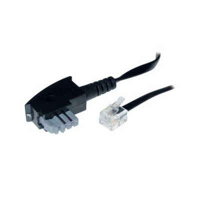 S/CONN maximum connectivity® TAE N-Stecker auf Western-Stecker 6/4, Philips und Panasonic Telefonkabel, (300 cm)