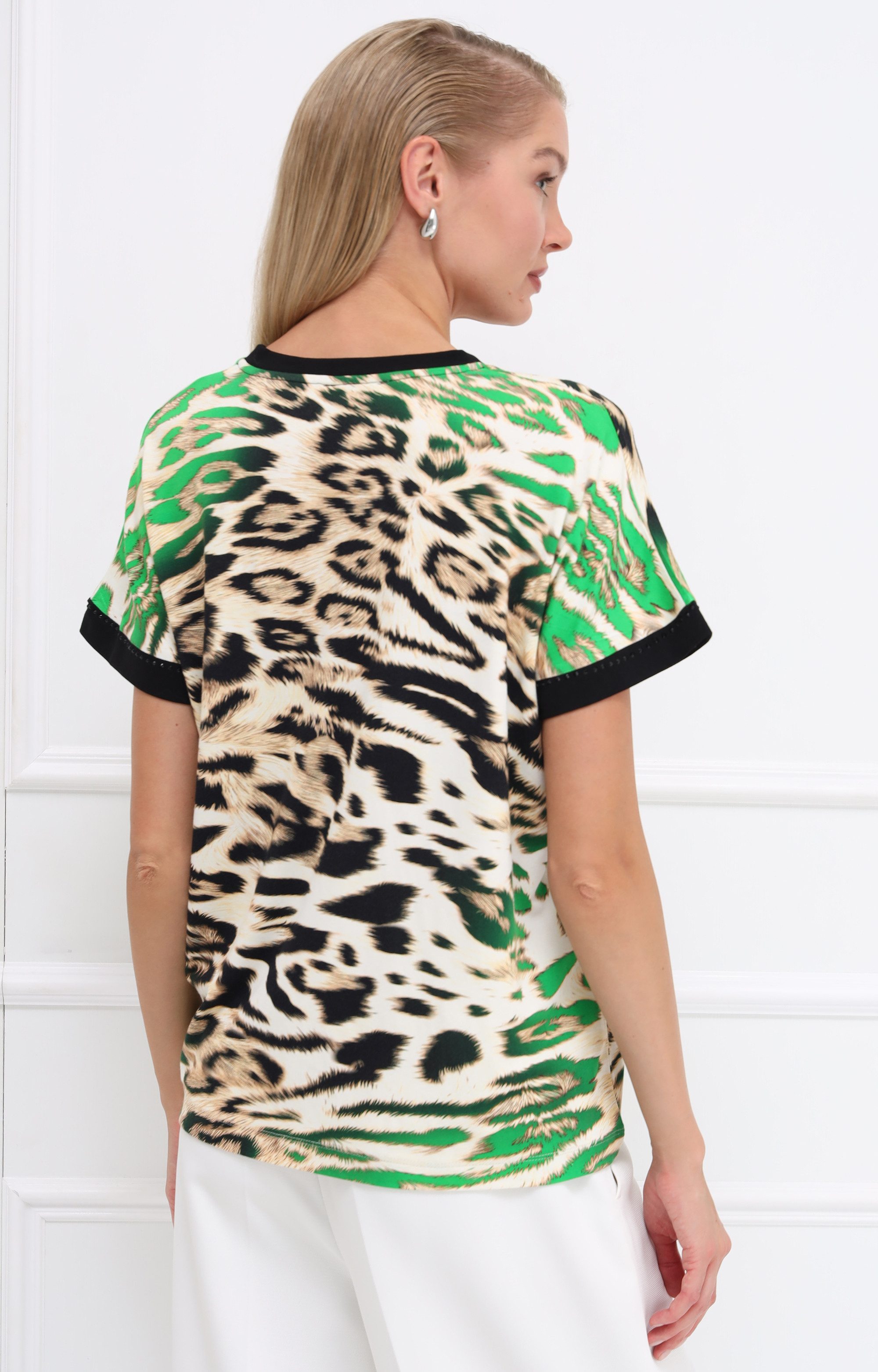 Passioni T-Shirt mit Animal-Print günstig online kaufen