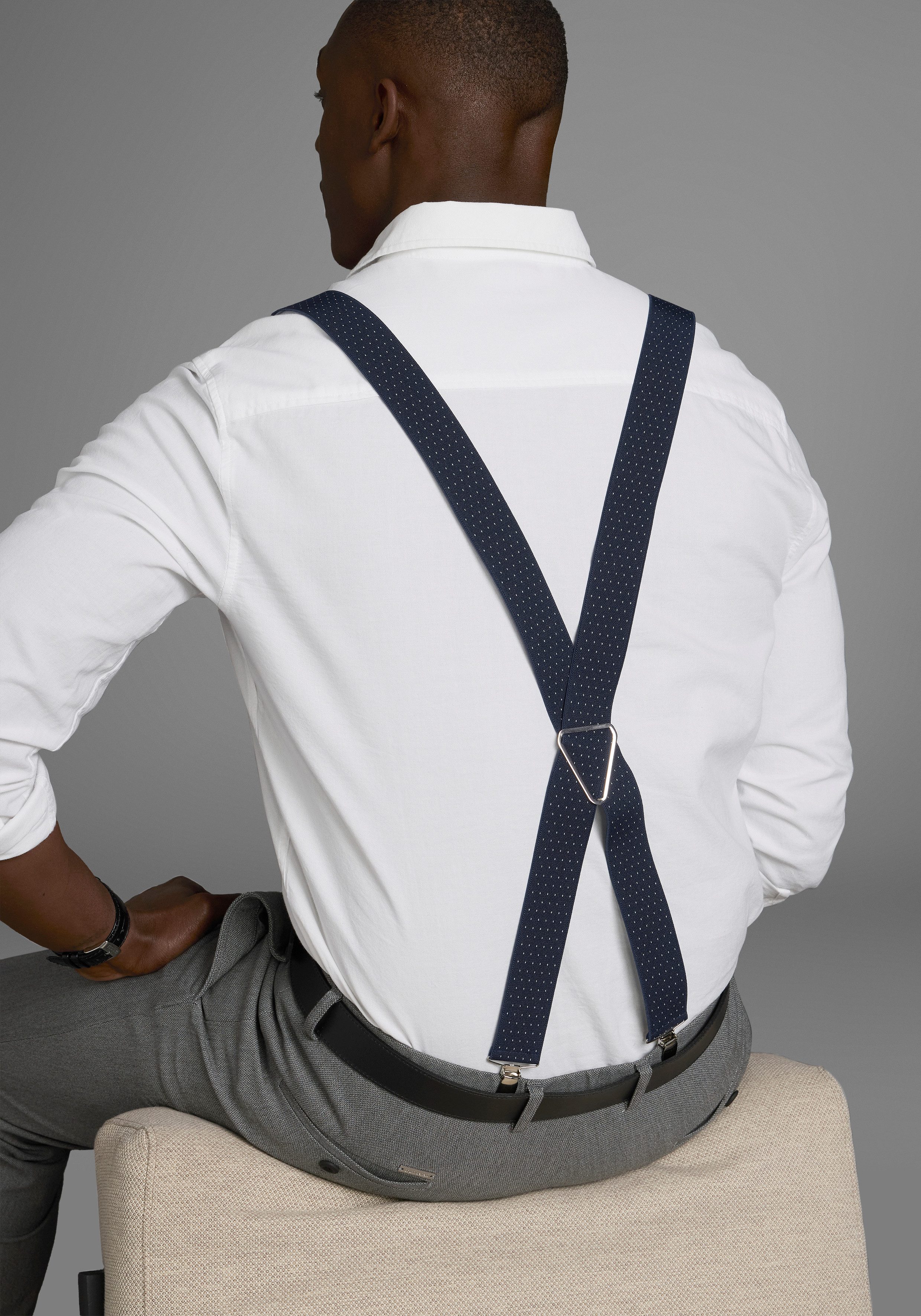 Man's World Hosenträger in bequemer Breite & extra Länge bis 130cm - neue F günstig online kaufen