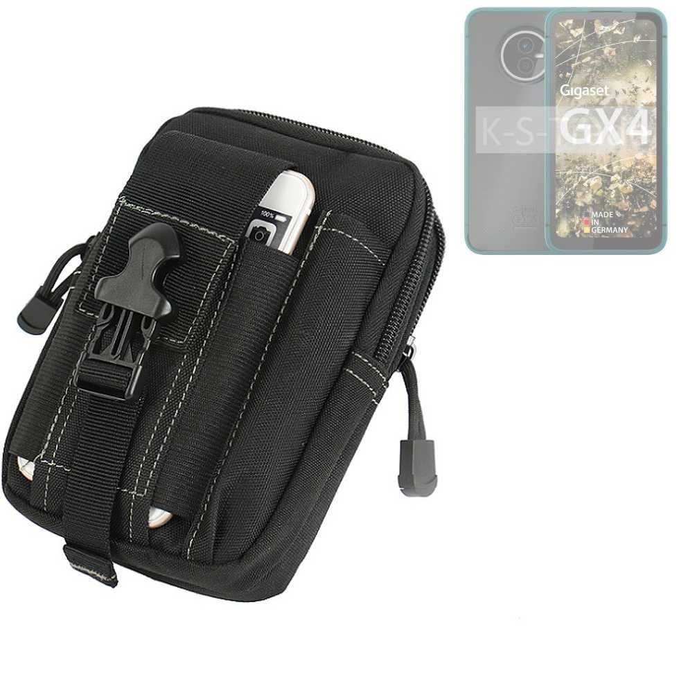 K-S-Trade Handyhülle für Gigaset GX4, Gürtel Tasche Gürteltasche Holster Schutz Hülle Handy Hülle