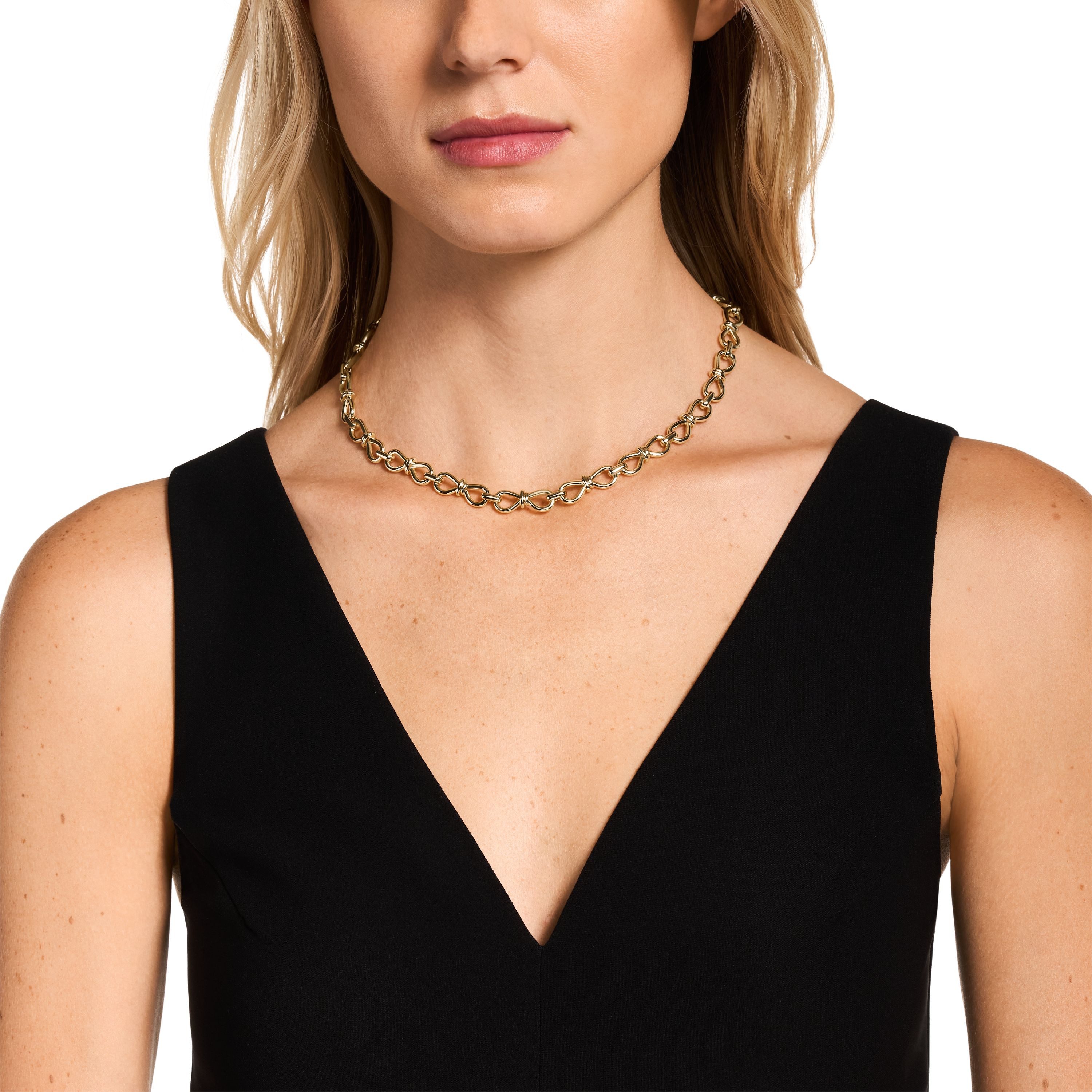 Emporio Armani Kette ohne Anhänger Schmuck Geschenk Metall Schleife
