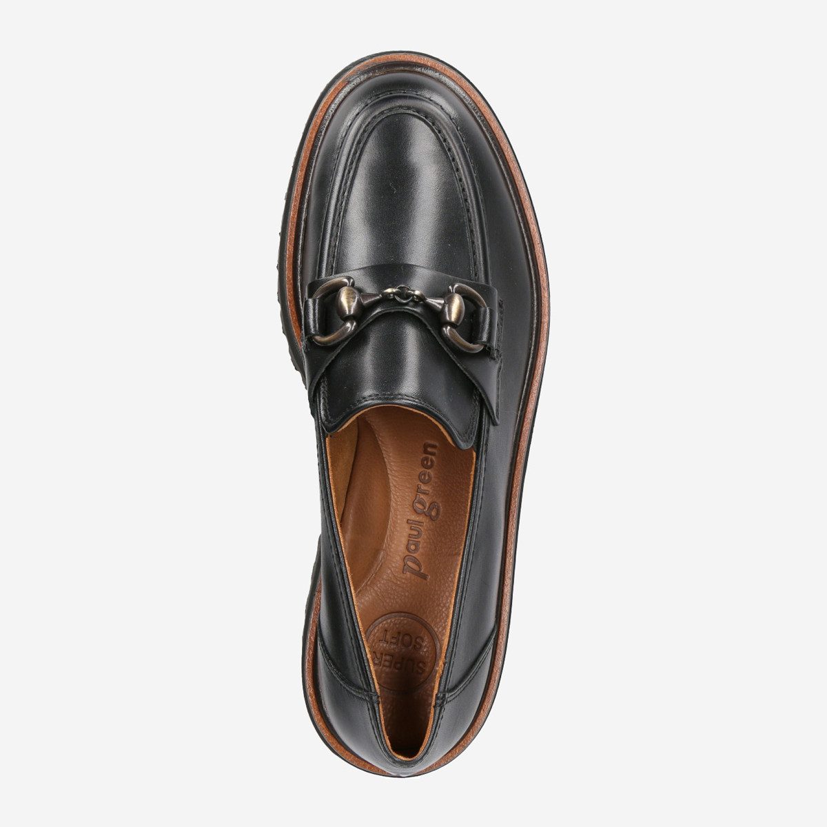 Paul Green Paul Green 2956-012, Slipper & Mokassin, Schwarz, Damen Slipper
