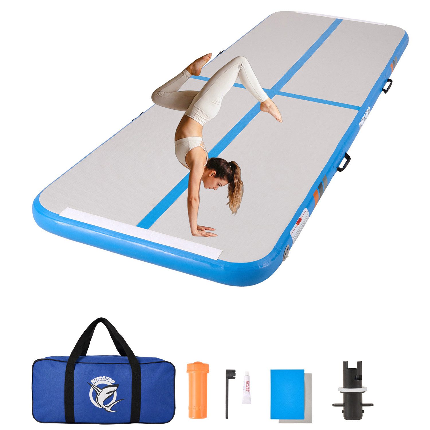 DURAERO Yogamatte Airtrack Matte Tumbling Matte Gymnastikmatte 300x100x10 CM