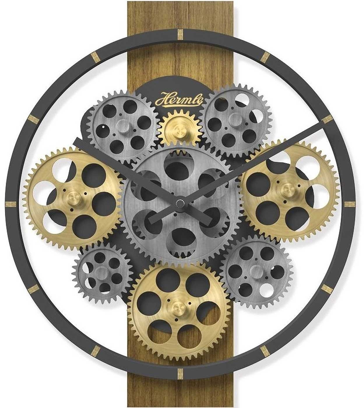 Wanduhr Wanduhr im Zahnrad Design - Hermle Modell: 30105-002100