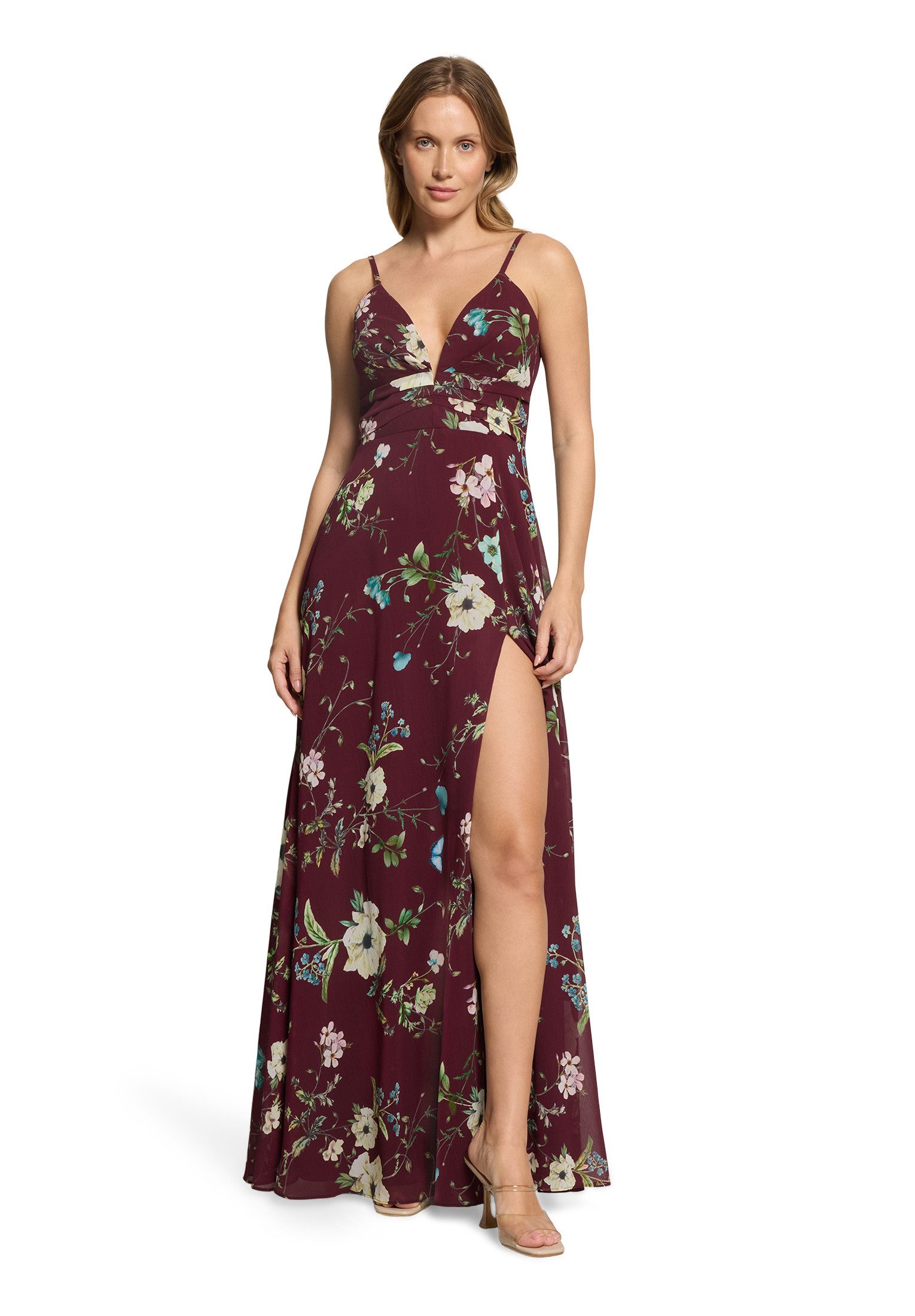 Abendkleid Damen mit Muster