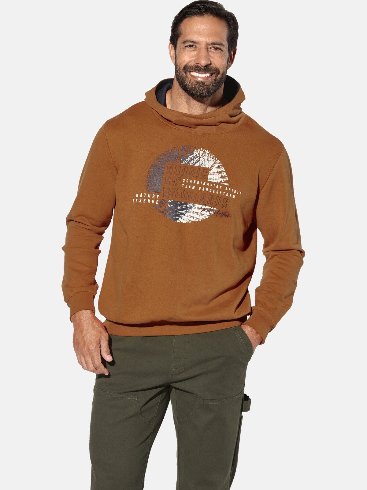 Jan Vanderstorm Kapuzensweatshirt MAGNUSBORG mit elastischem günstig online kaufen