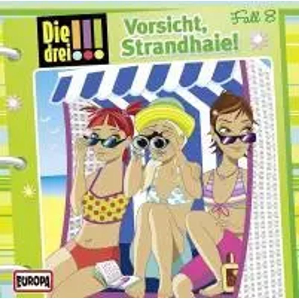 United Soft Media Hörspiel Die drei !!! 08. Vorsicht, Strandhaie (drei Ausrufezeichen)