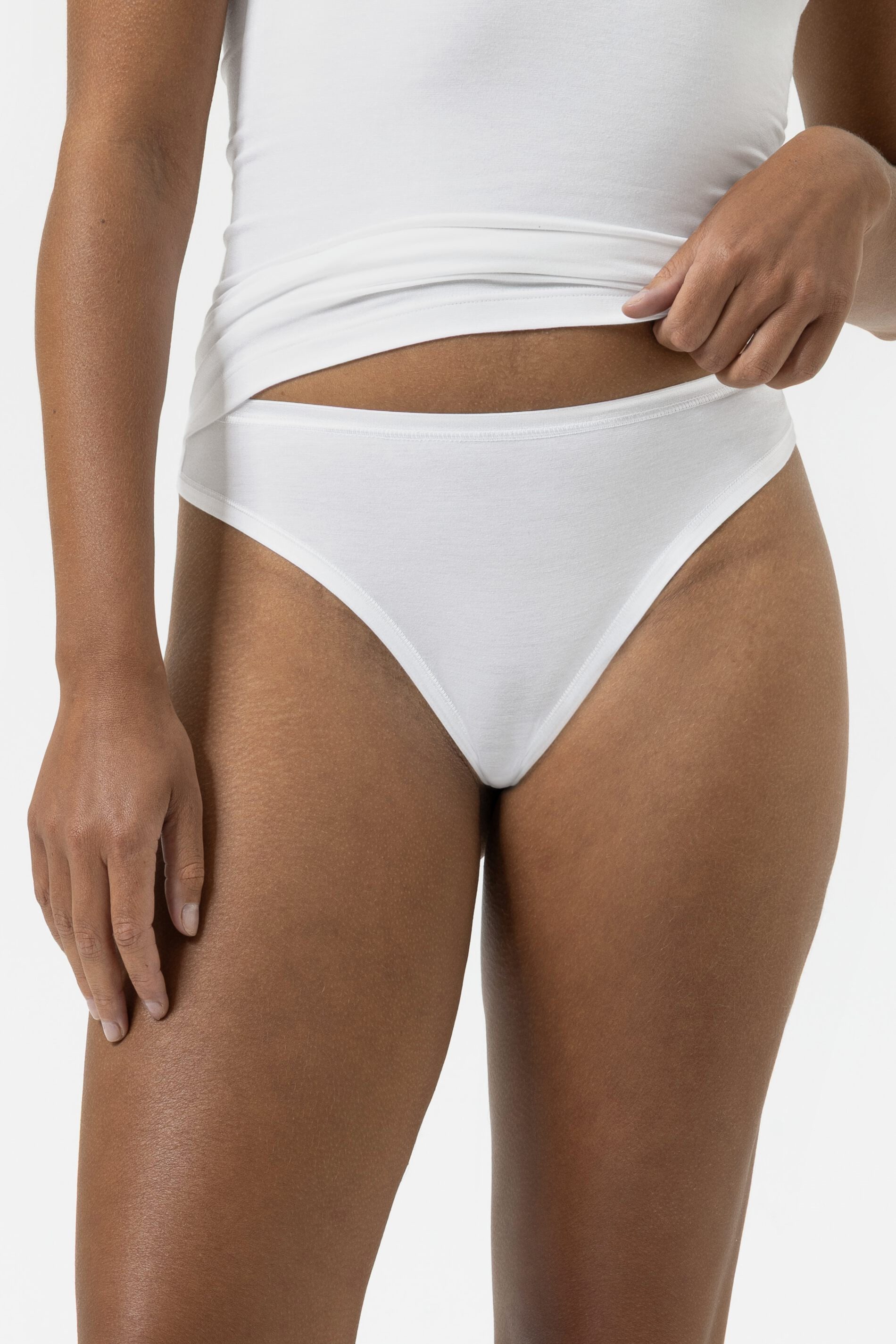 Mey String Mey String Serie Modal Pure Uni String (1-St., 1) Stilvoller Basic-Slip, Superfeine Modalfaser, hochelastisch