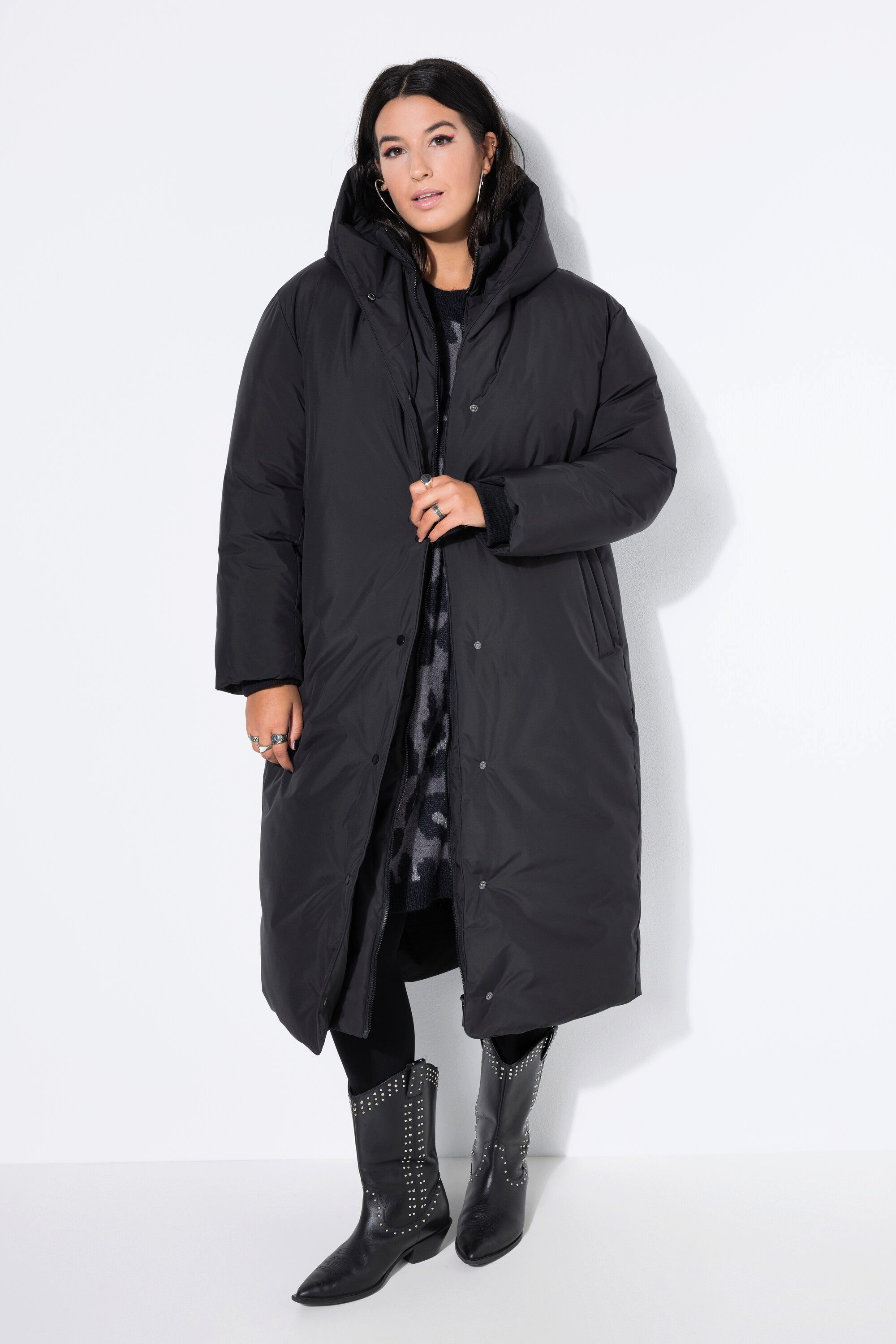 Studio Untold Steppmantel Steppmantel oversized Kapuze günstig online kaufen