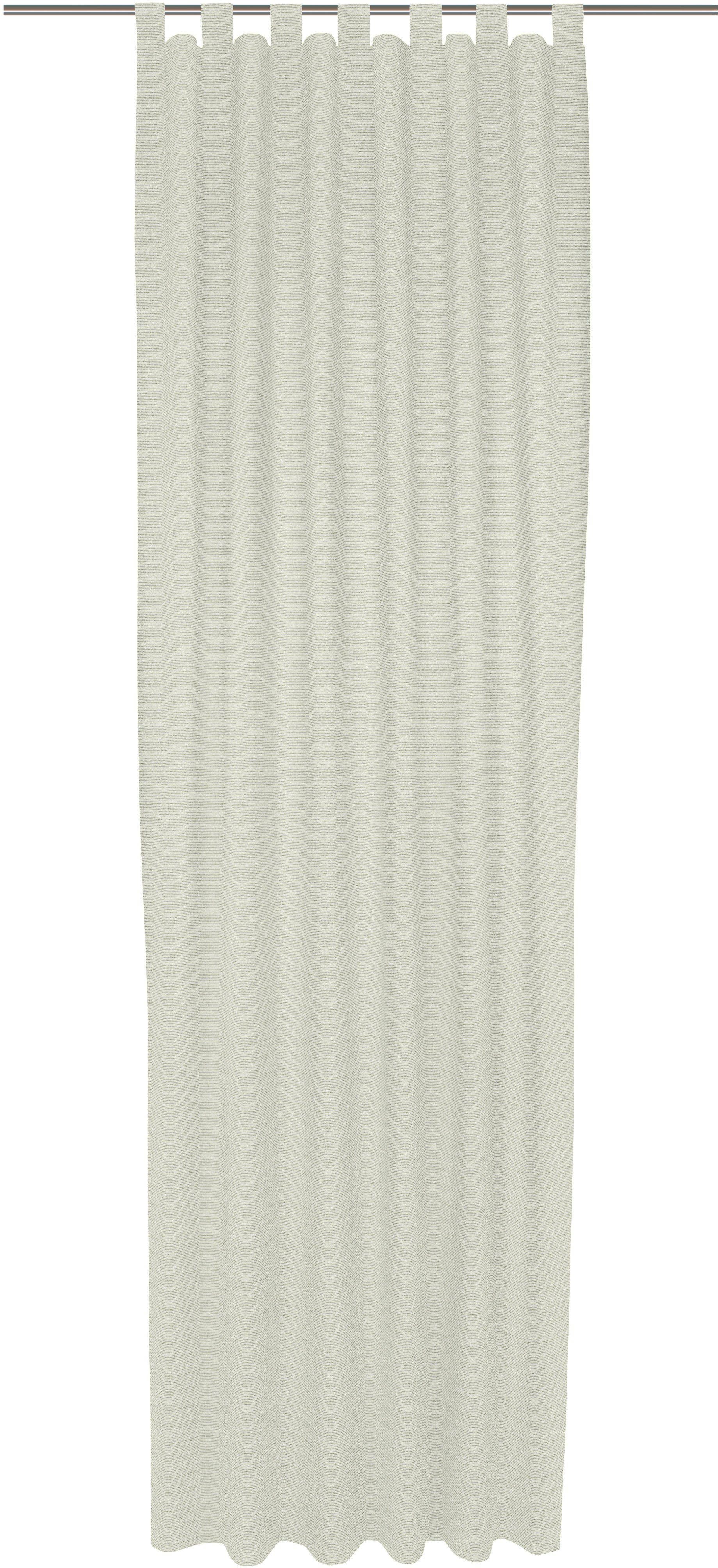 Vorhang Berwick, Wirth, Schlaufen St), (1 blickdicht, Jacquard grau