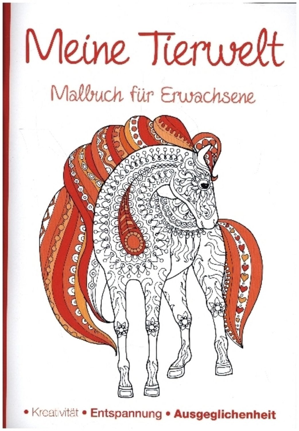 Malbuch für Erwachsene - Meine Tierwelt / diverse