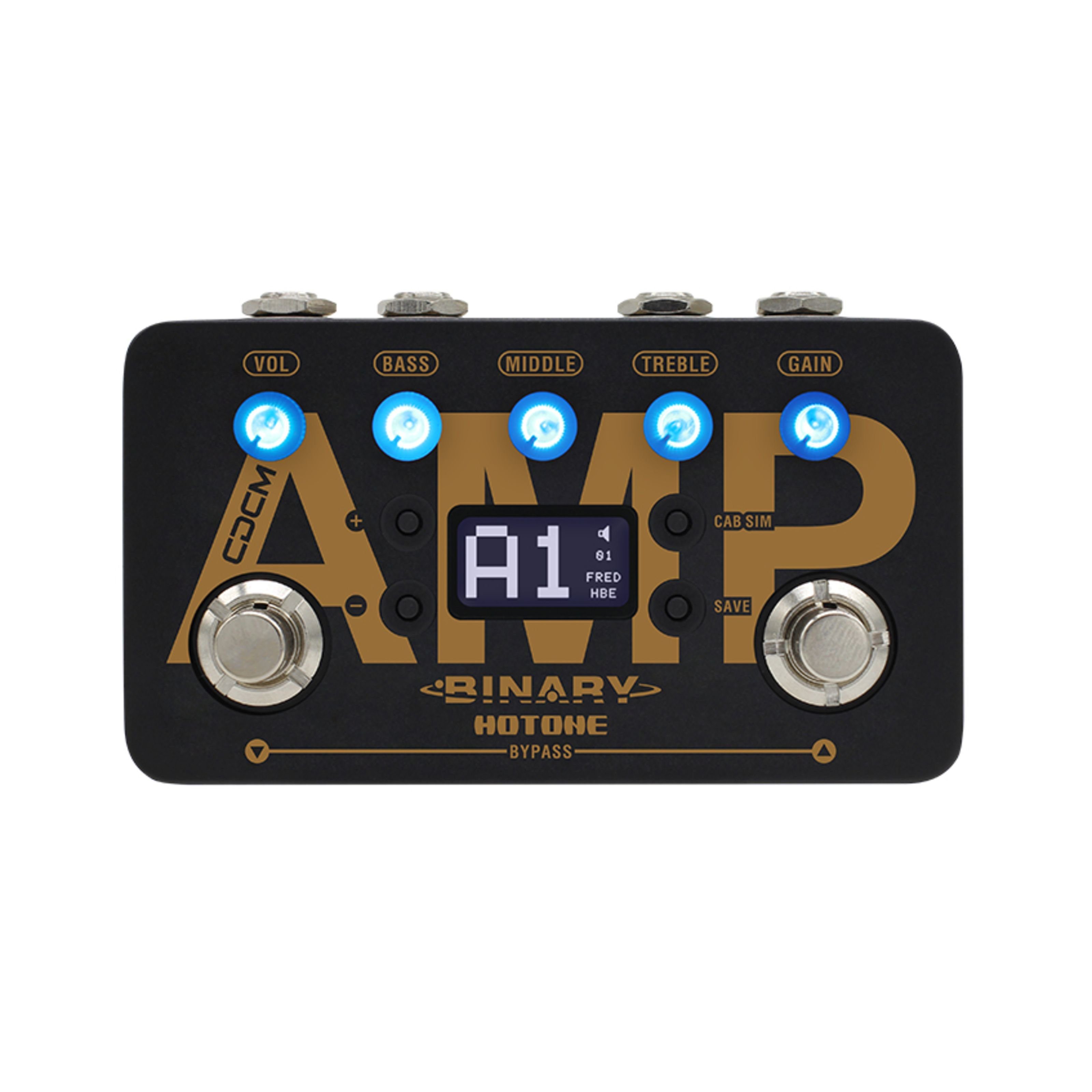 Hotone Musikinstrumentenpedal, (Binary Amp, Modeler, Floor), Binary Amp ...