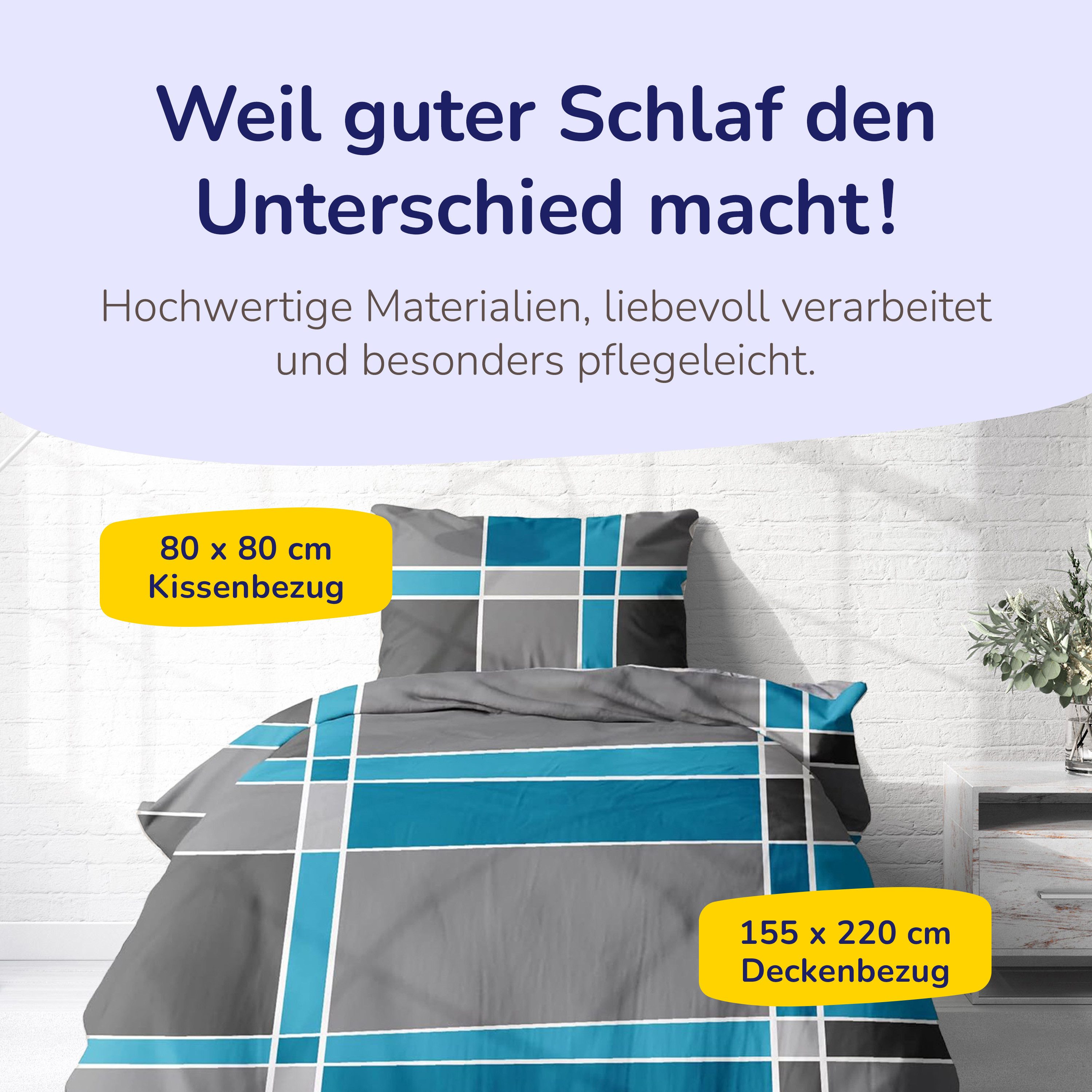 Träumschön Bettwäsche Premium Biber Bettwäsche 135x200 oder 155x220 cm Baum günstig online kaufen