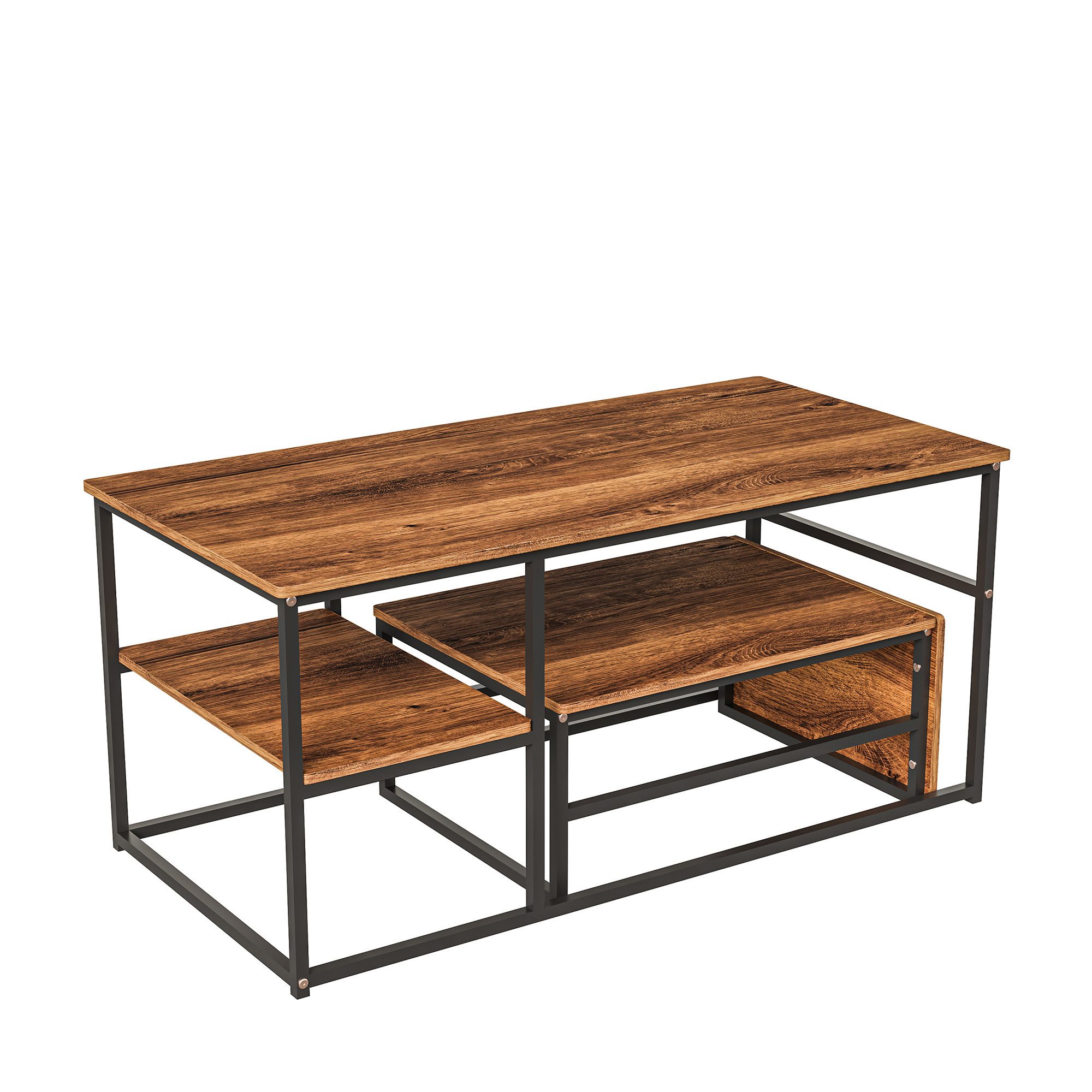 Furnishings Home Couchtisch Rechteck Satztisch Beistelltisch stapelbarer So günstig online kaufen