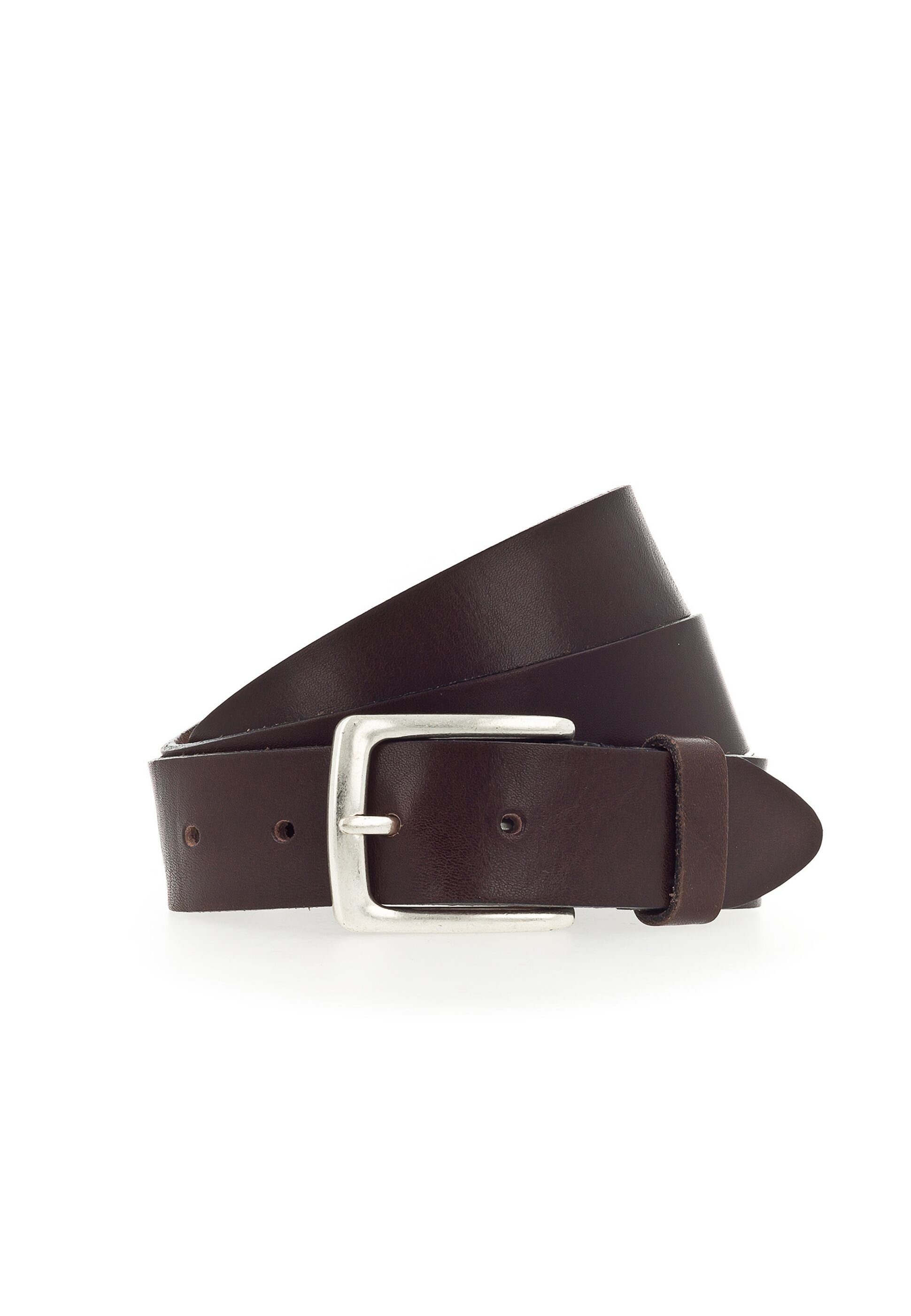 mit Ledergürtel Two-Tone-Effekt Ben dunkelbraun b.belt