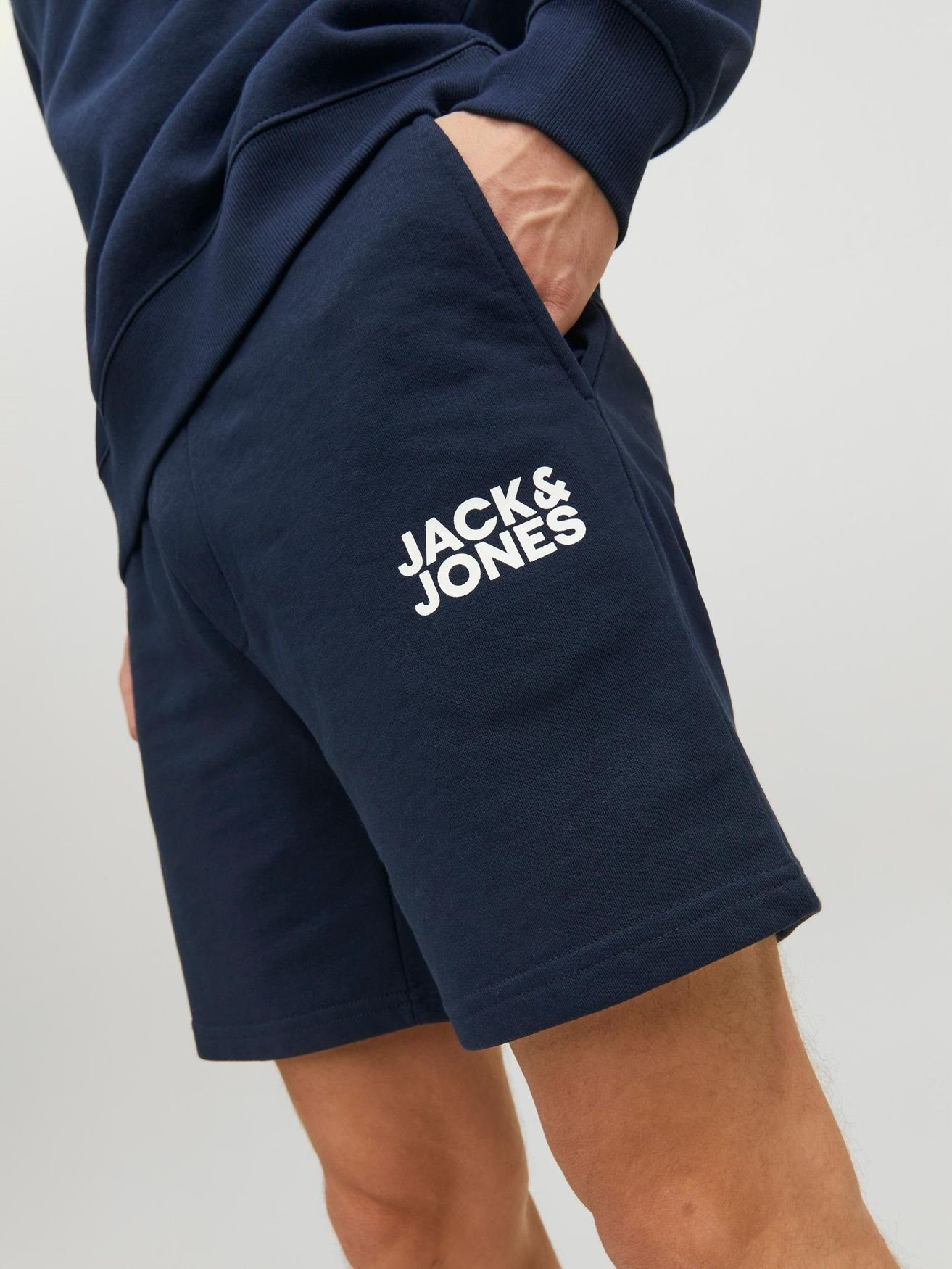 Jack Sweat Sweatshorts Jogginghose JPSTNEWSOFT & in Kurze 5452 Jones Shorts Navy