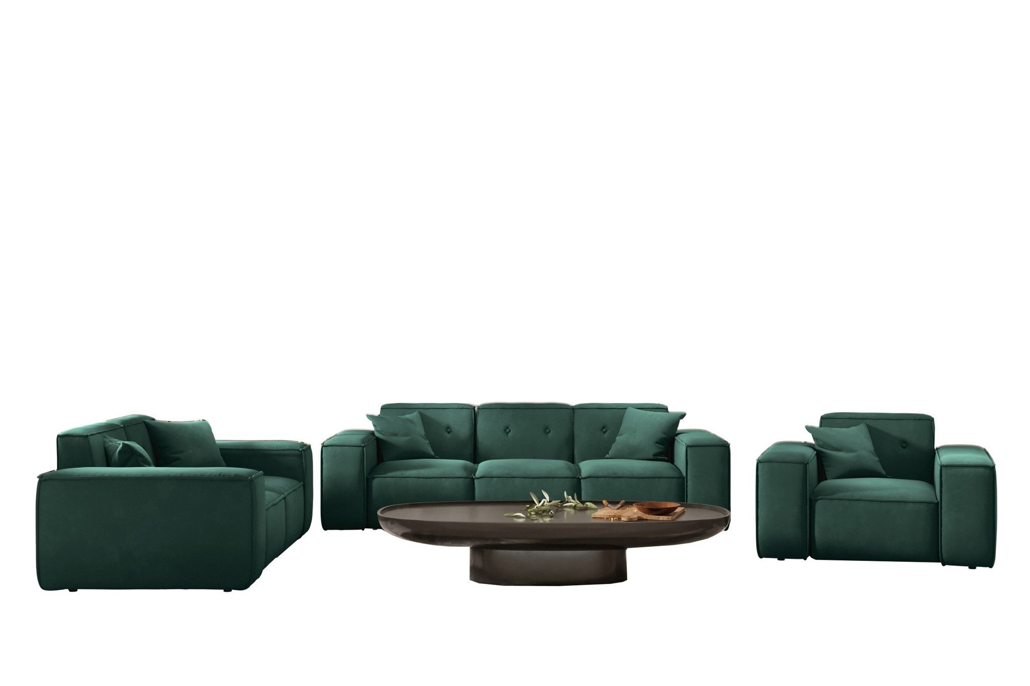 Fun Möbel Polstergarnitur Sofaset Designersofa CESINA günstig online kaufen