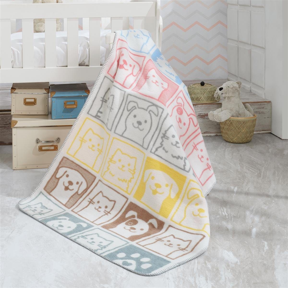 Babydecke 90x120 cm - flauschig weich günstig online kaufen