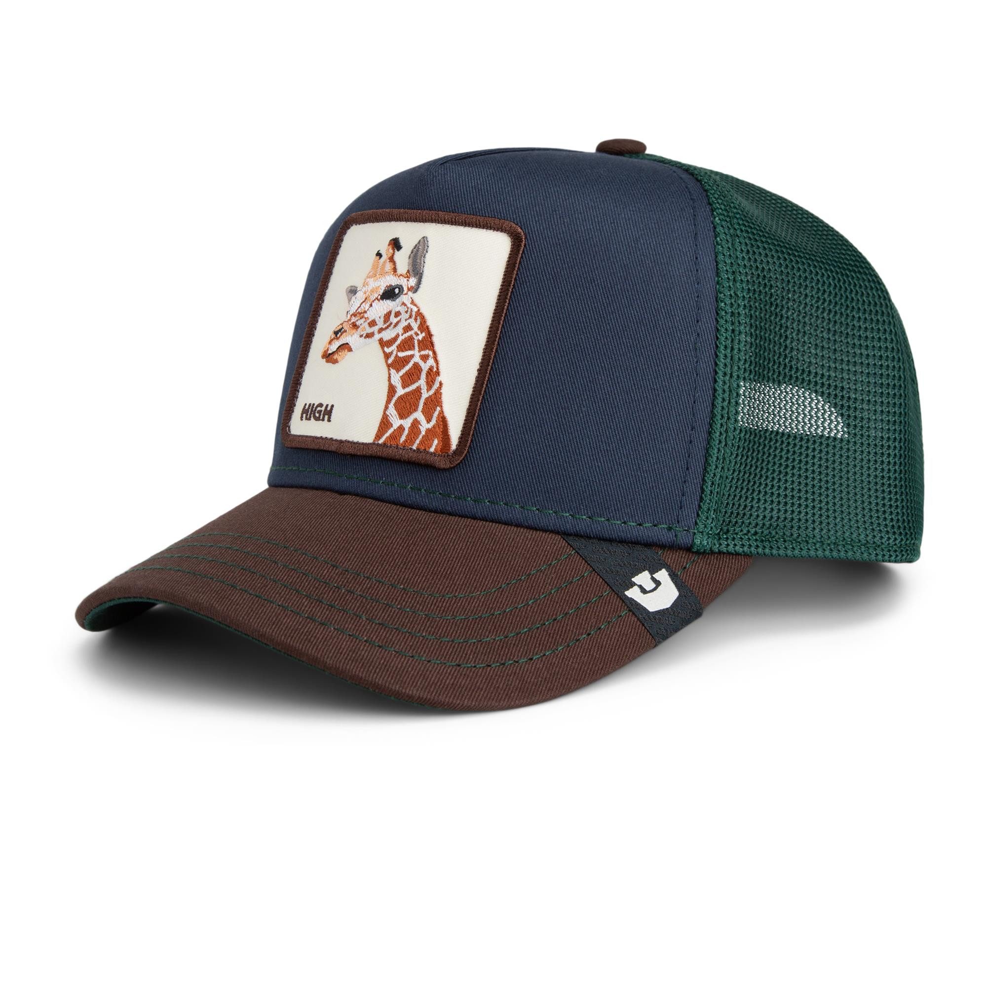 GOORIN Bros. Trucker Cap Goorin Bros. Tricolor Giraffe Trucker Cap Original Recipe Tri Tone (Basecap, Meshcap, Trucker Kappe)