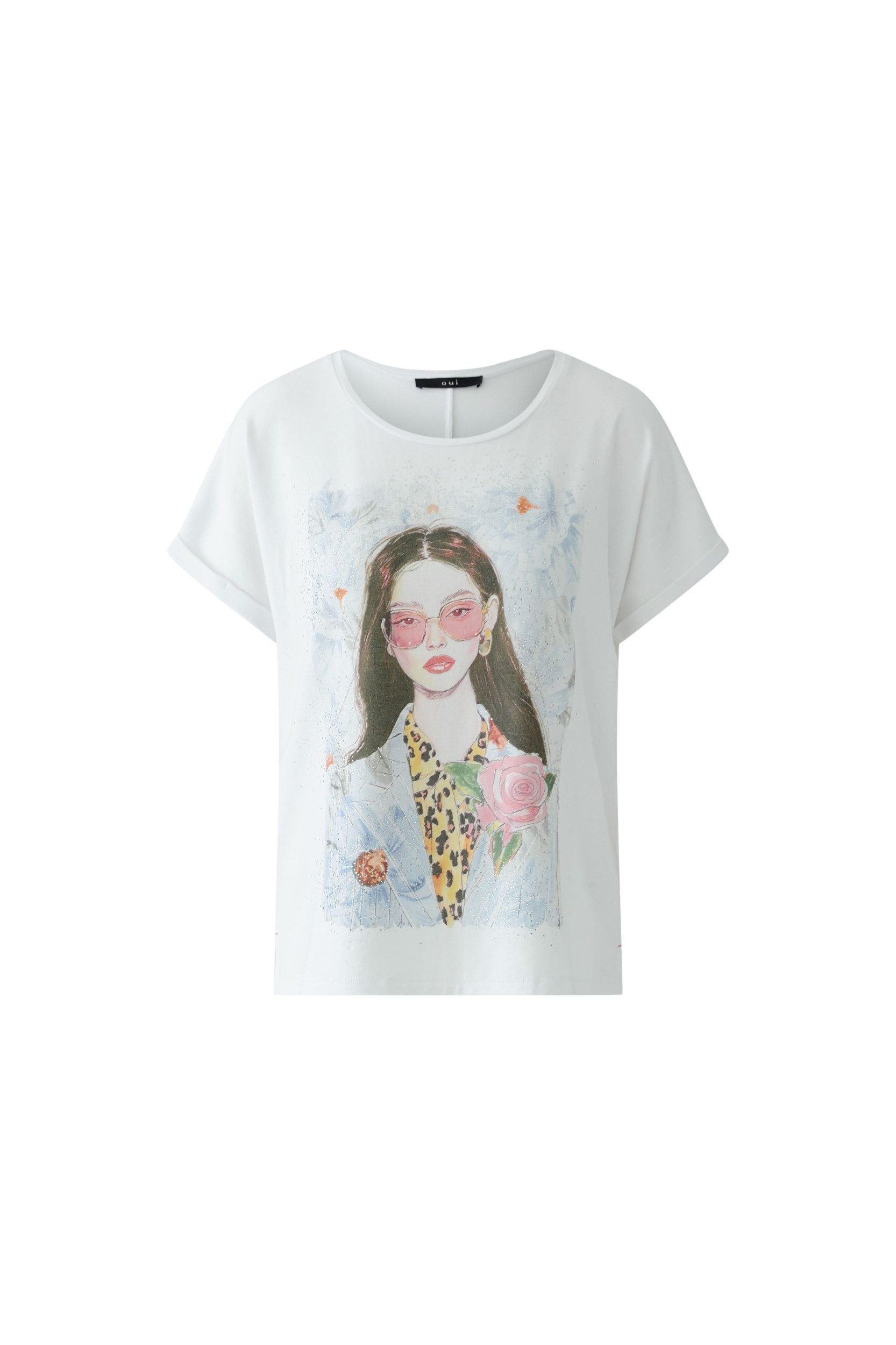Oui Longsleeve T-Shirt optic white