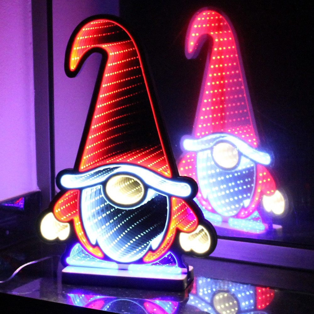 Star-Max LED Fensterbild LED-Wichtel mit Infinity günstig online kaufen