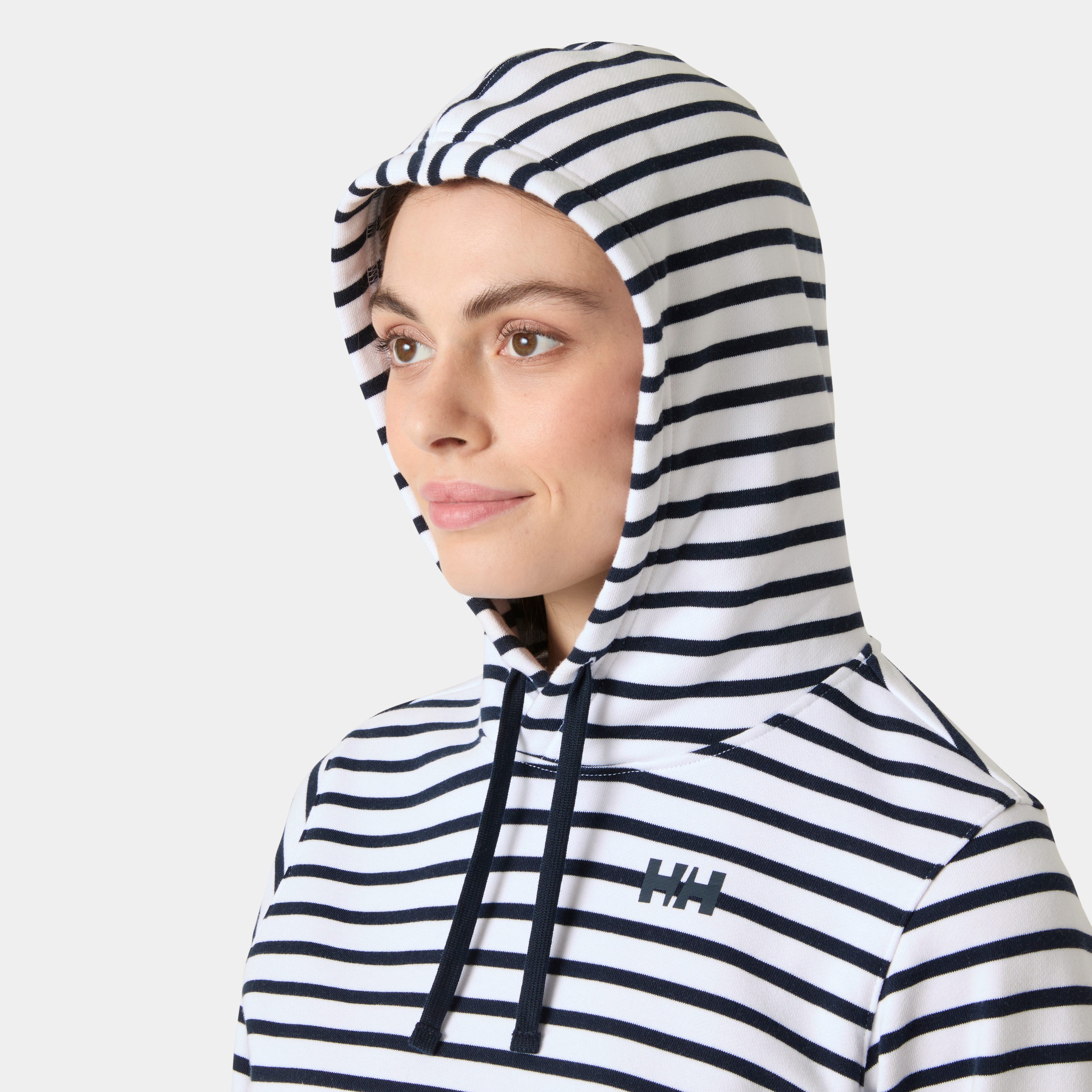 Helly Hansen Kapuzensweatshirt W CORE GRAPHIC HOODIE mit Kapuze, aus Baumwolle, in den Größen XS bis XL – Bild 4 von 5