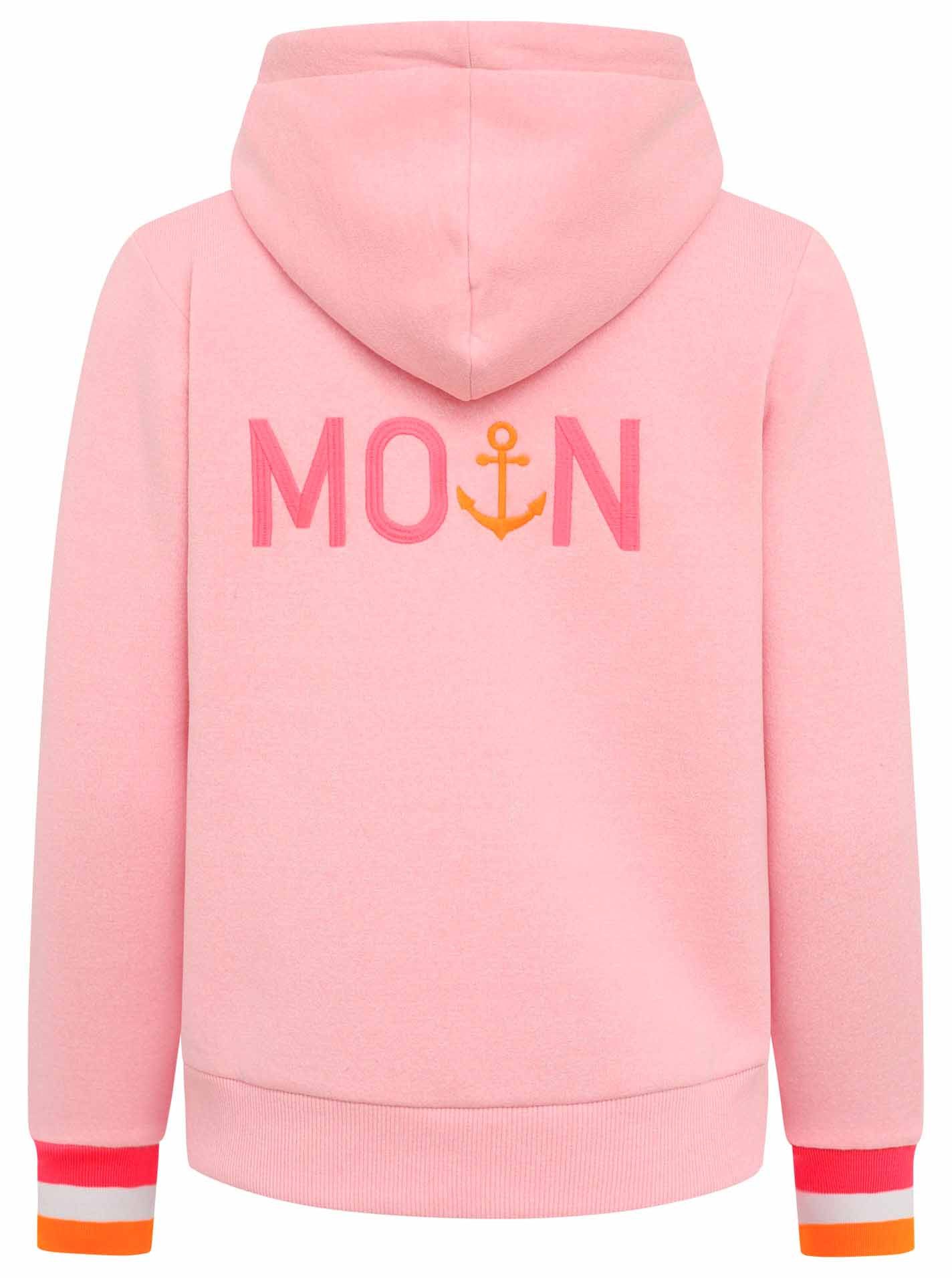 Zwillingsherz Kapuzensweatjacke Hoodiejacke Moin" Mit Kapuze günstig online kaufen