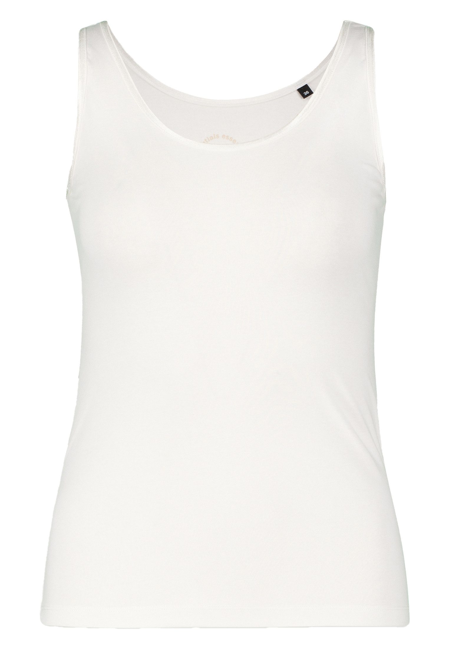 Zero Tanktop "zero Damen Baumwoll-Top mit Rundhalsausschnitt", weiteres Det günstig online kaufen