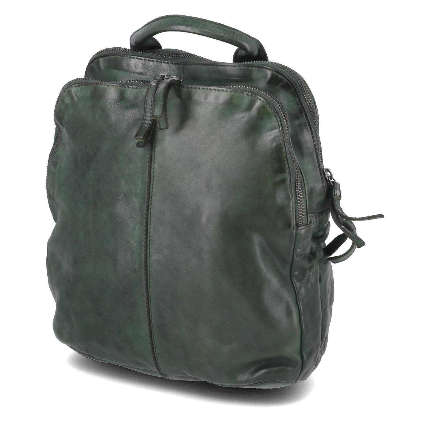 Beliana Cityrucksack Beliana BEL9205-05 Rucksäcke Leder green
