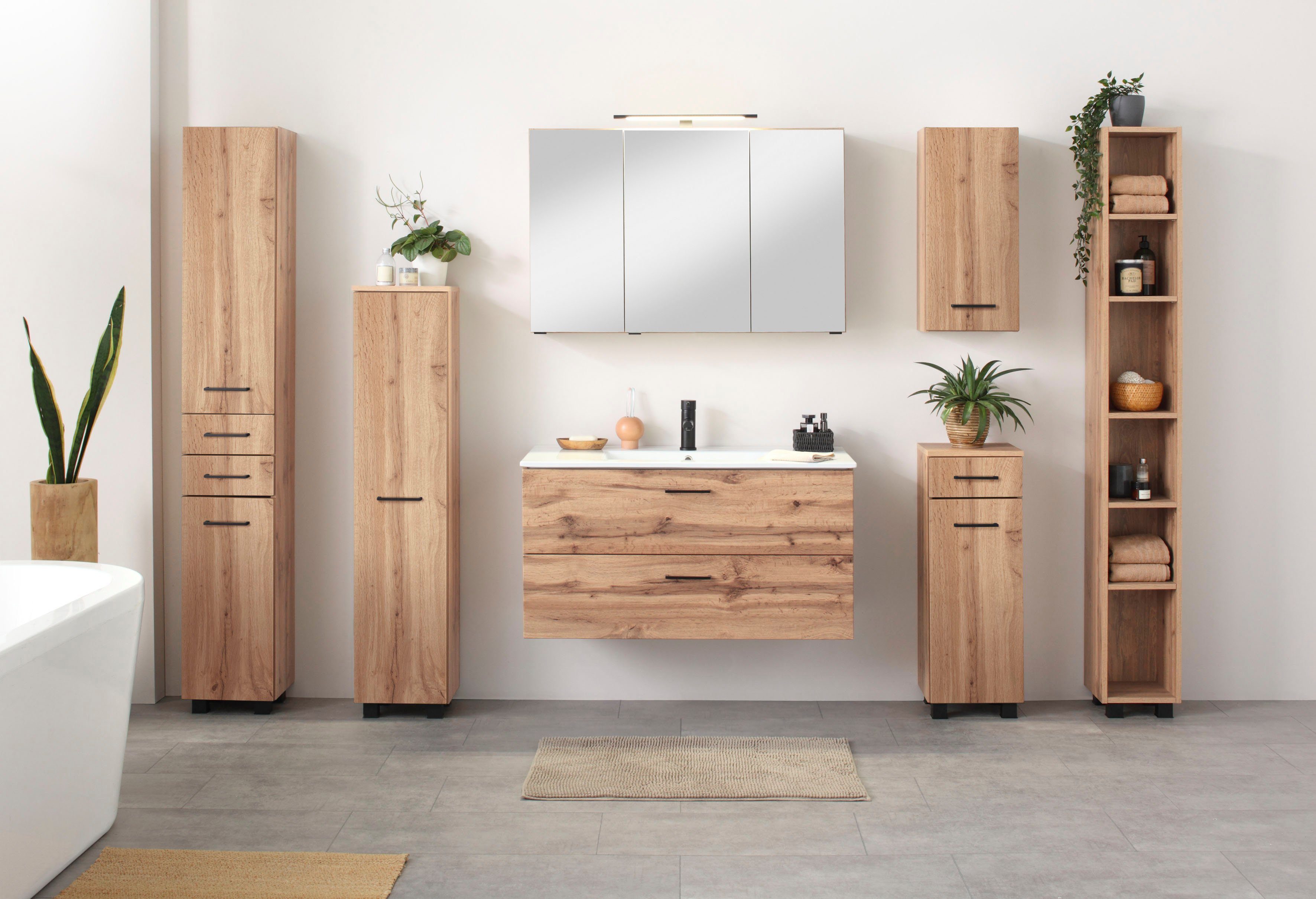 welltime Waschtisch Trento in verschiedenen Ausführungen Unterschrank inkl. günstig online kaufen