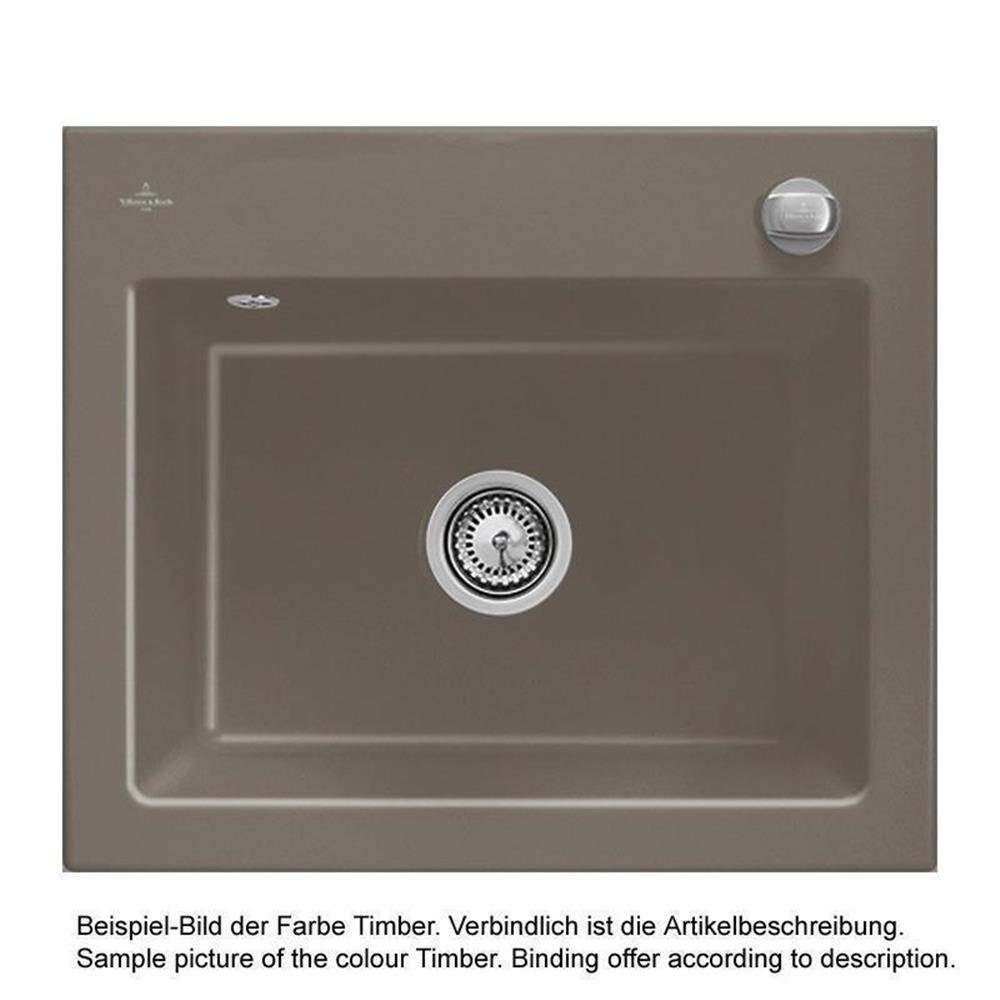 Timber TR Siluet Premiumline S, 50 Küchenspüle & Boch Villeroy cm & Boch 51/51 Einbaubecken Villeroy