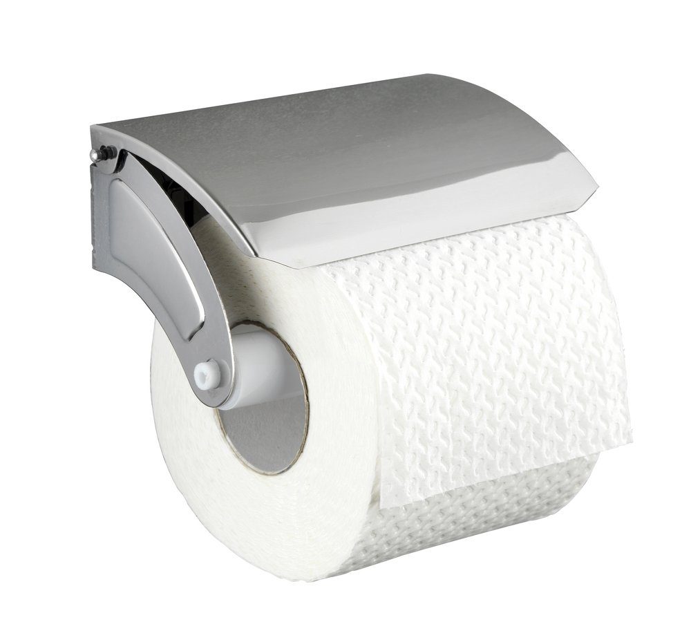 WENKO Badaccessoire-Set WENKO Basic Toilettenpapierhalter