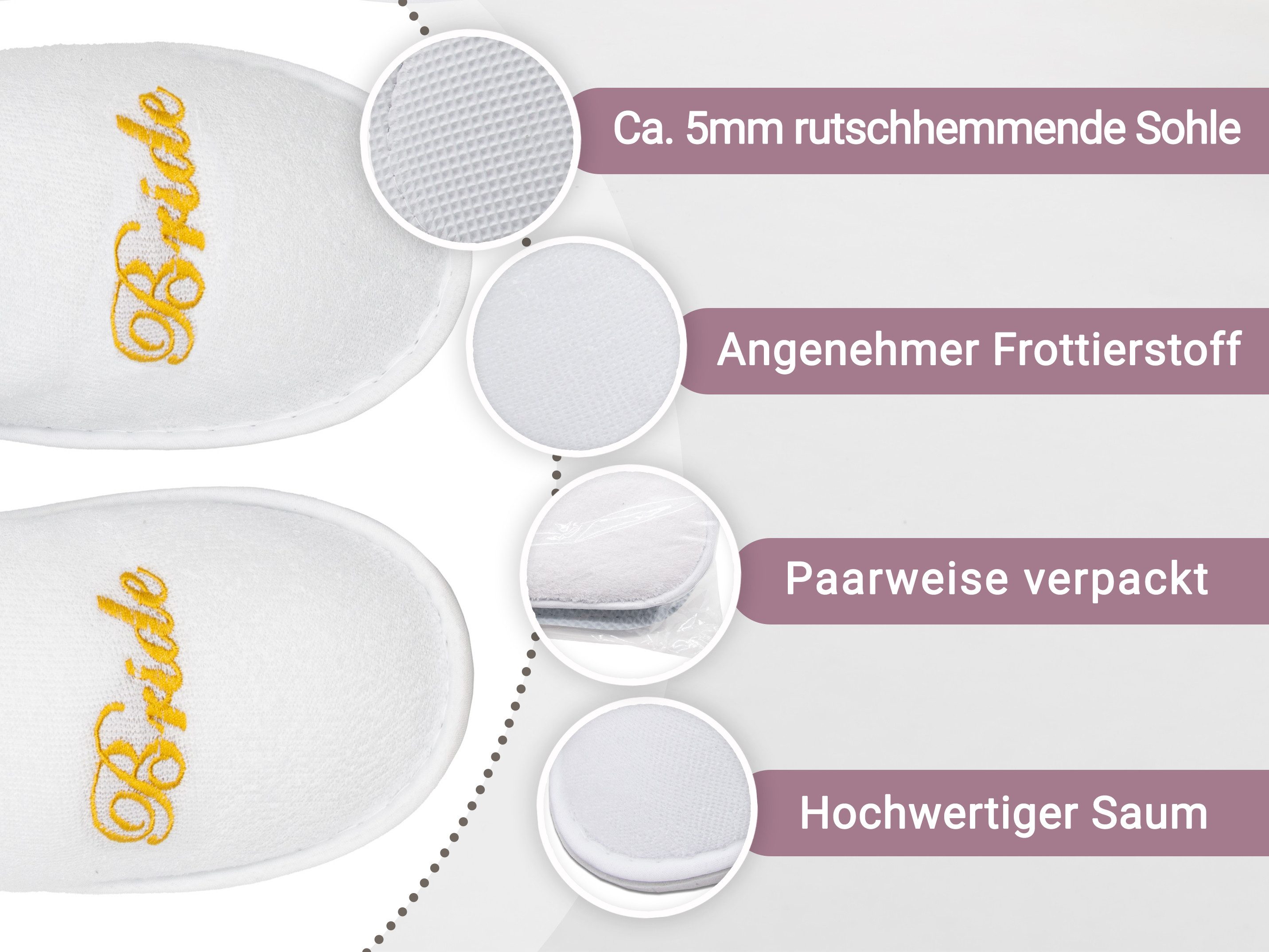 ZOLLNER Pantoffel (10-tlg) 100% Polyester