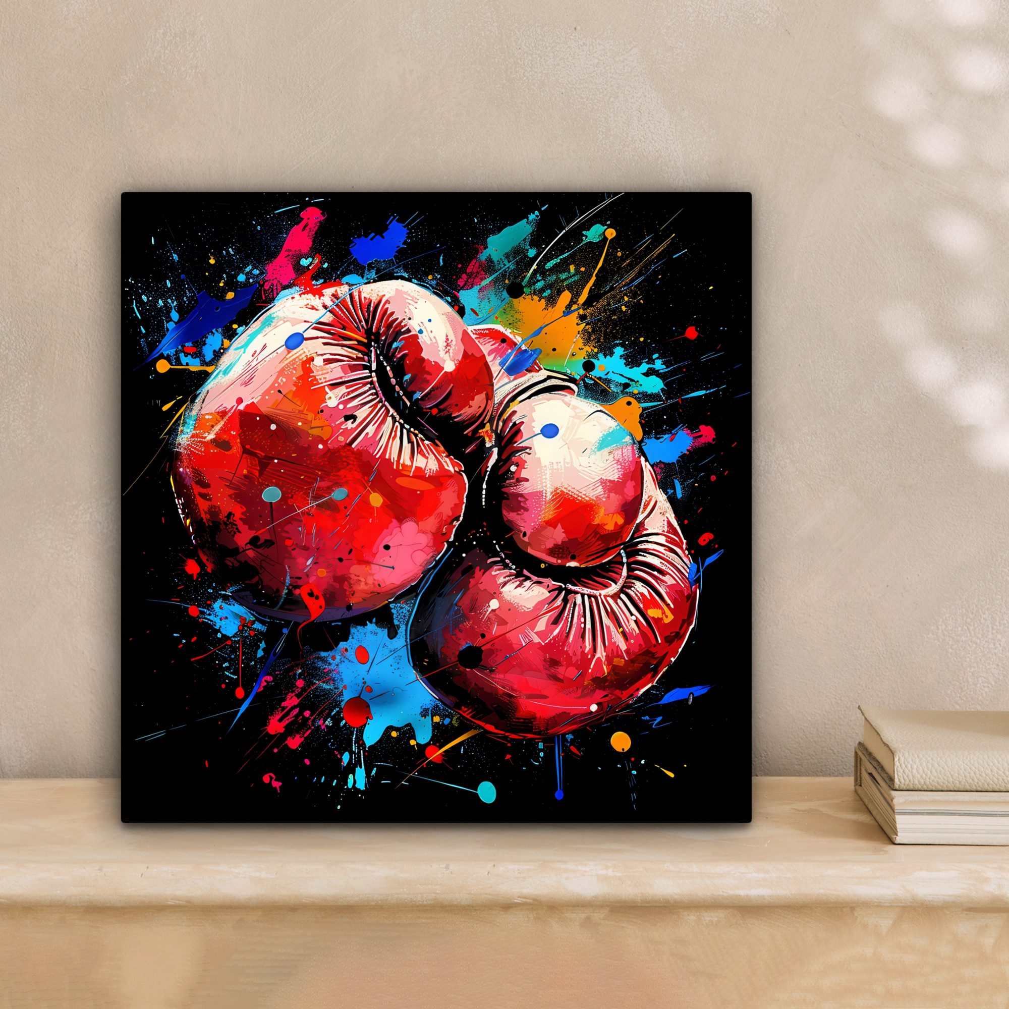 OneMillionCanvasses® Leinwandbild Graffiti - Sport - Boxen - Boxhandschuhe, günstig online kaufen