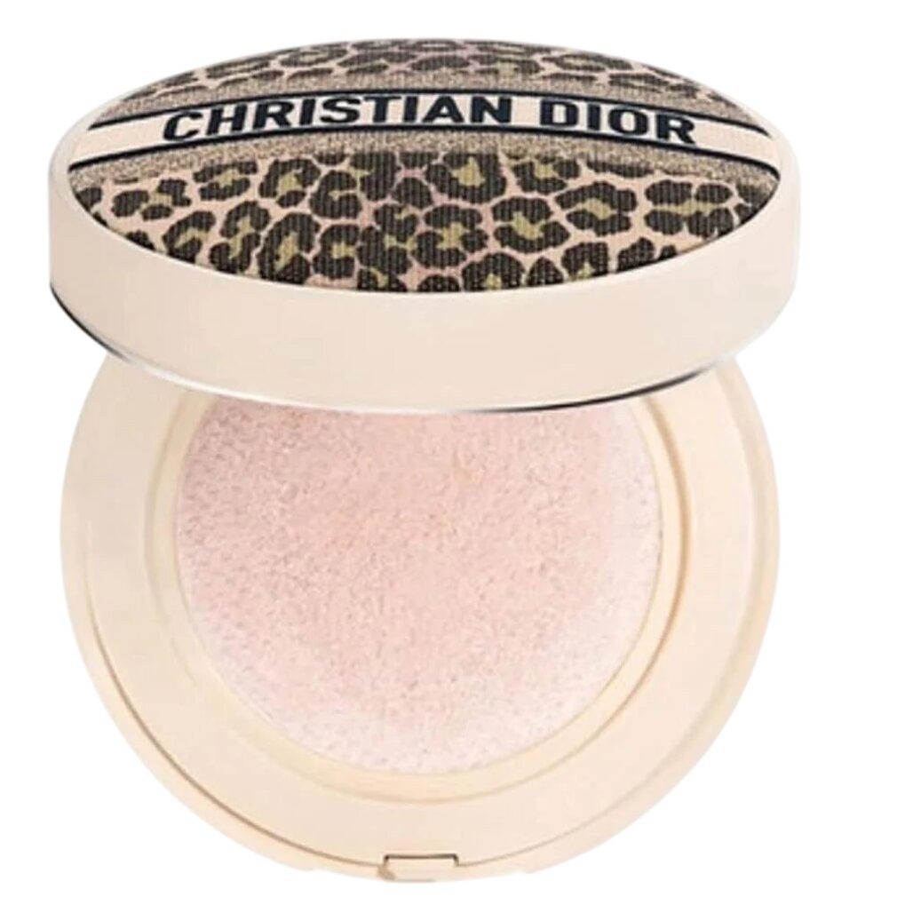 Dior Puder Forever Kissen, strahlende Oberfläche, lockeres Fixierpuder, rosa