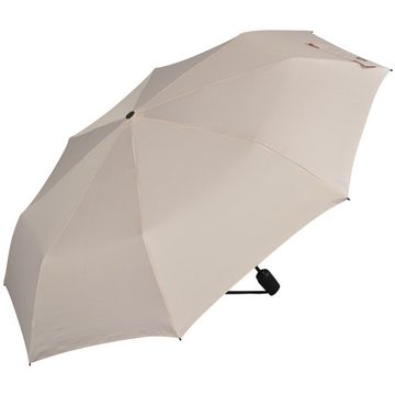Knirps® Taschenregenschirm mit Auf-Zu-Automatik im paktischen EVA Case, groß, stabil, einfarbig - rose