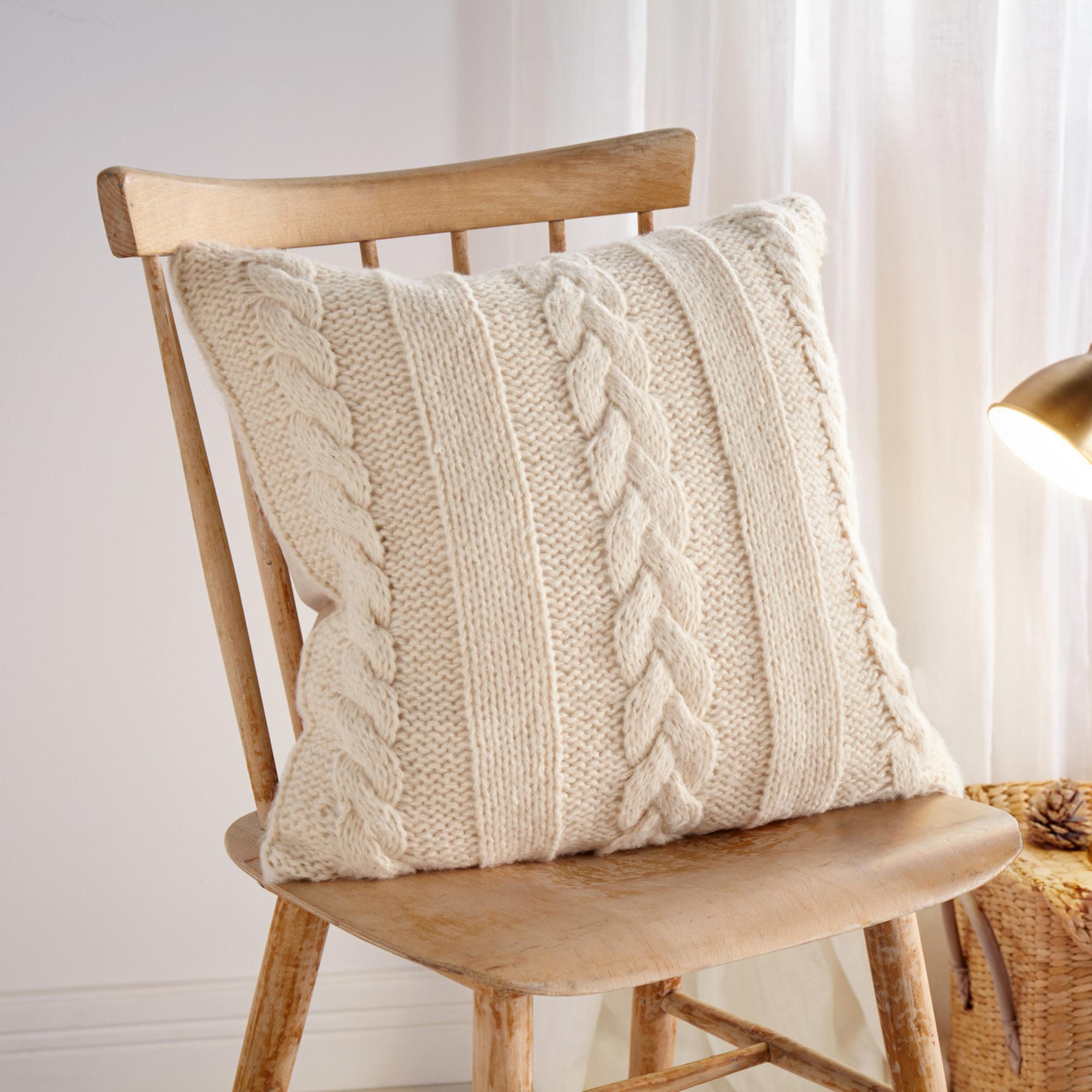 Frank Flechtwaren Kissenhülle Kissenhülle "Strickmuster" günstig online kaufen